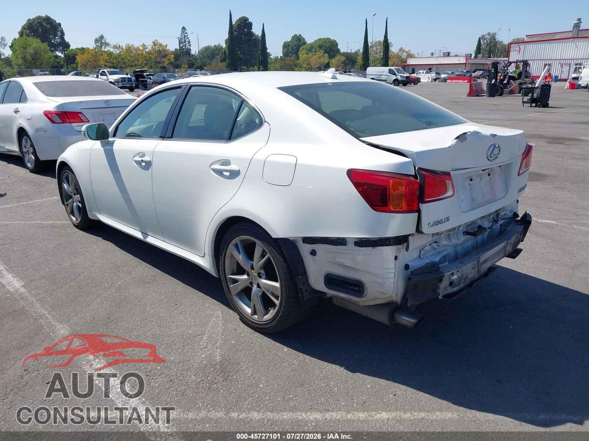 LEXUS IS 250 2010 - JTHBF5C25A2096276