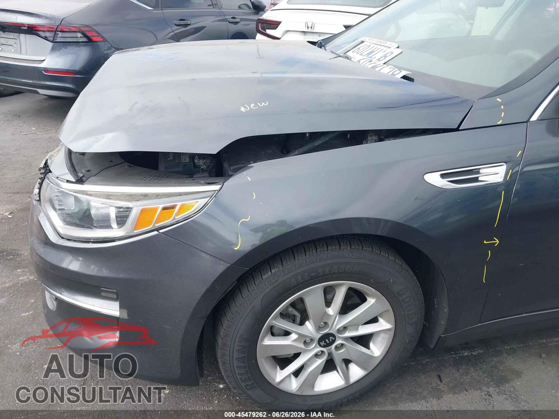 KIA OPTIMA 2018 - KNAGT4L31J5211678
