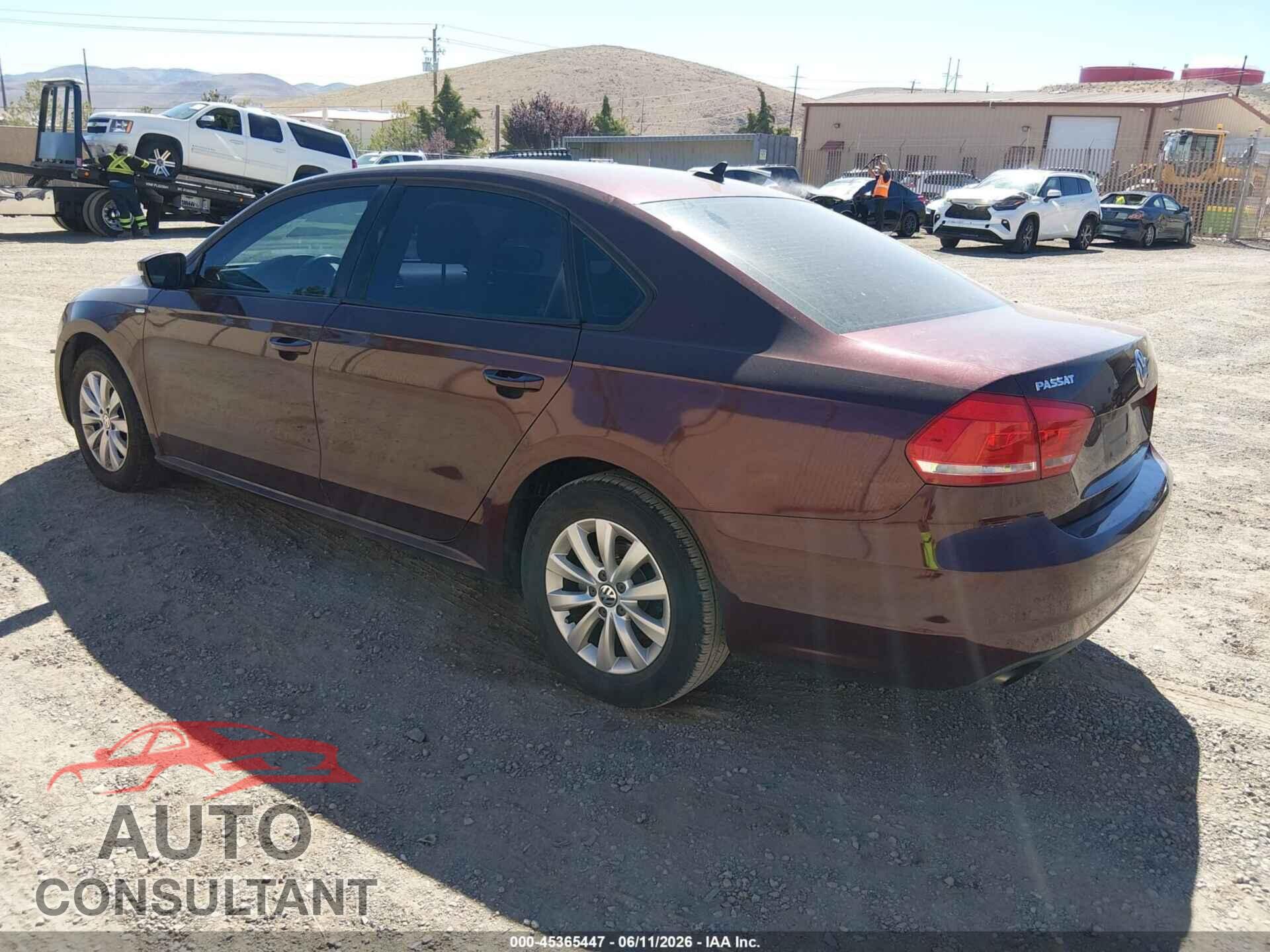VOLKSWAGEN PASSAT 2014 - 1VWAT7A3XEC080018