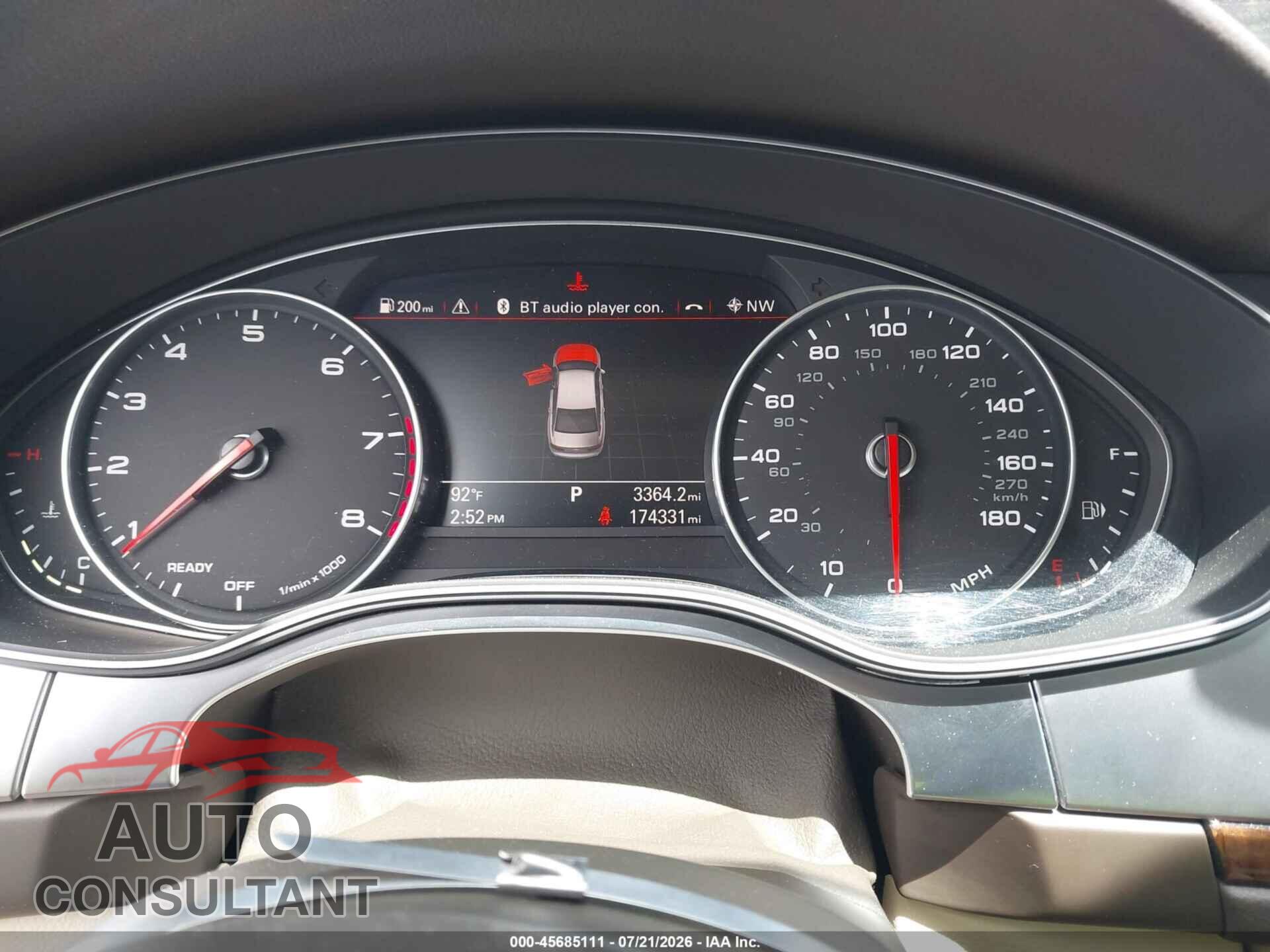 AUDI A6 2016 - WAUDFAFC8GN050596