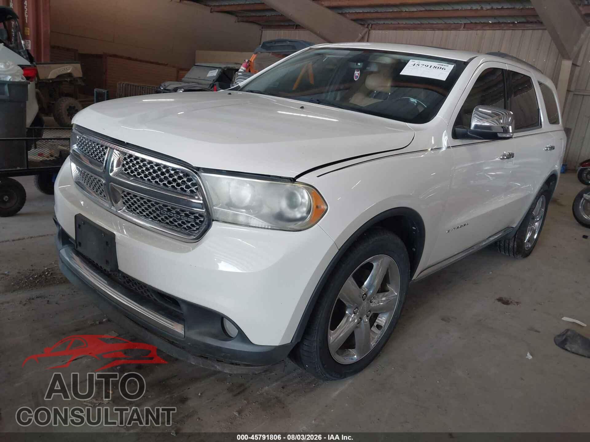 DODGE DURANGO 2011 - 1D4SE5GT6BC693300