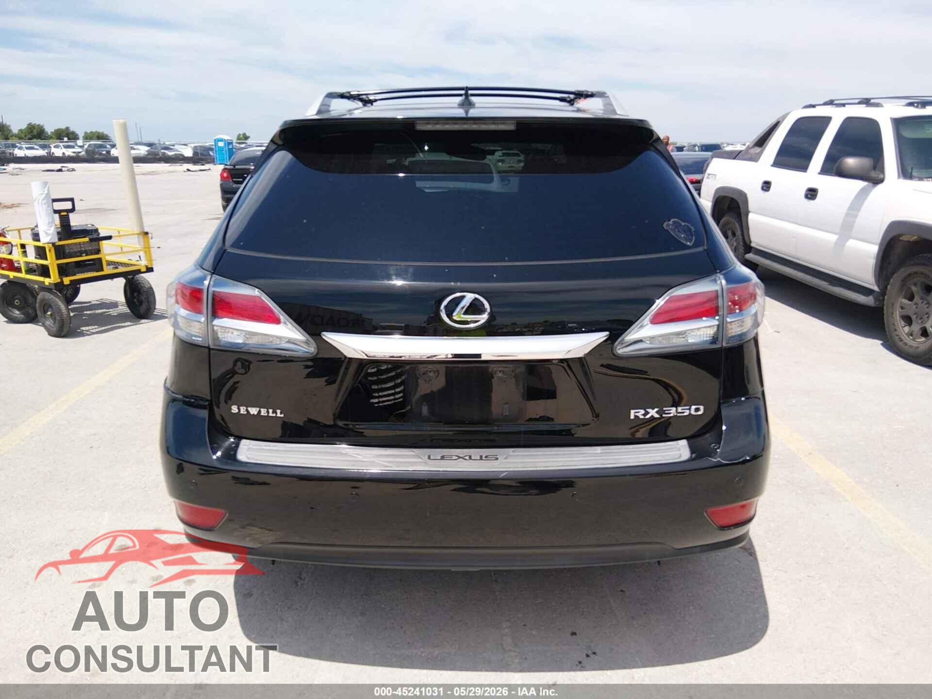 LEXUS RX 350 2014 - 2T2ZK1BA5EC148747