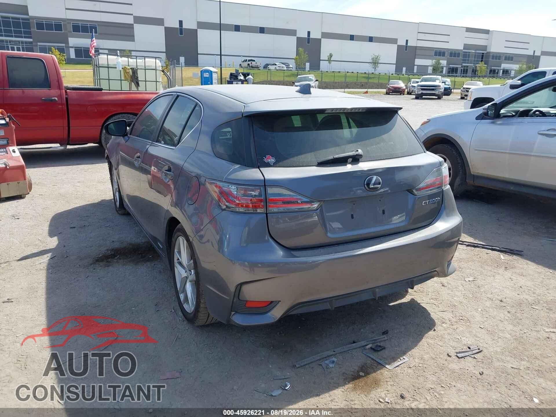 LEXUS CT 200H 2014 - JTHKD5BH4E2180364