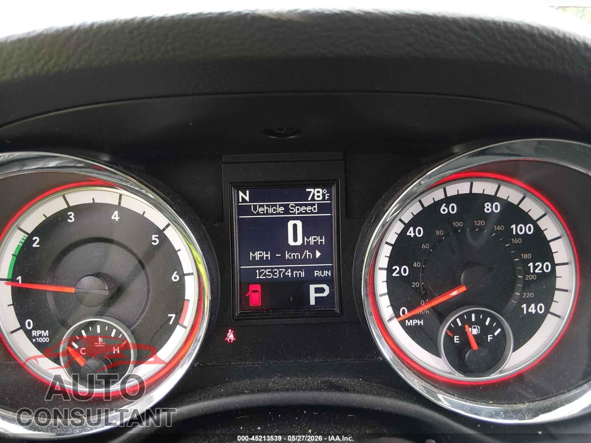 DODGE DURANGO 2013 - 1C4RDJDG4DC700911