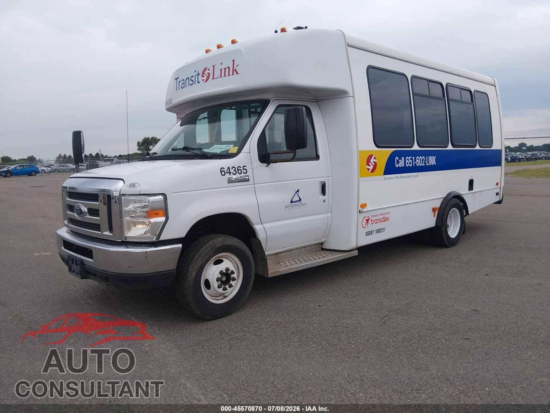 FORD E-450 CUTAWAY 2018 - 1FDFE4FS7JDC17451