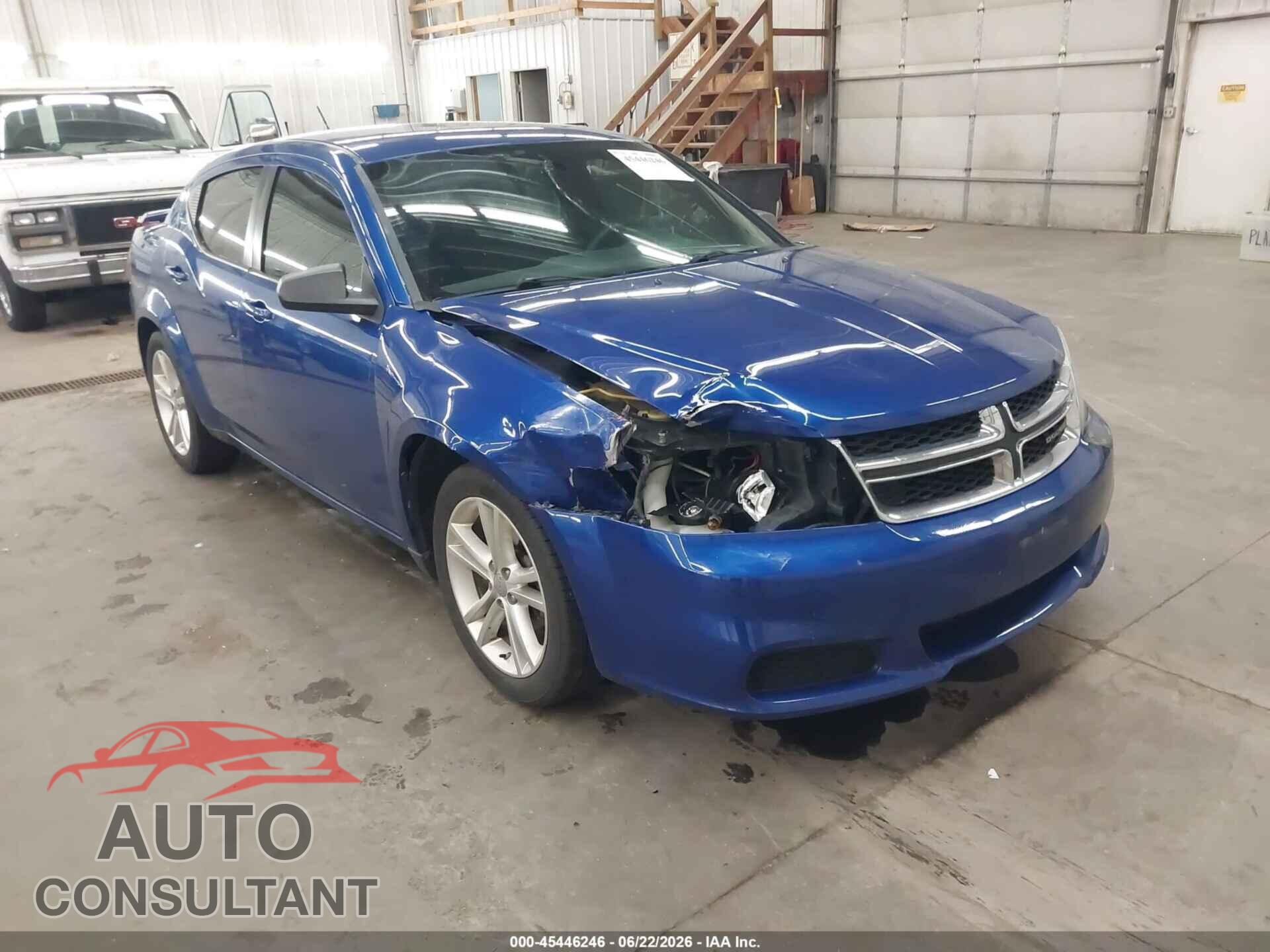 DODGE AVENGER 2012 - 1C3CDZAG1CN291265
