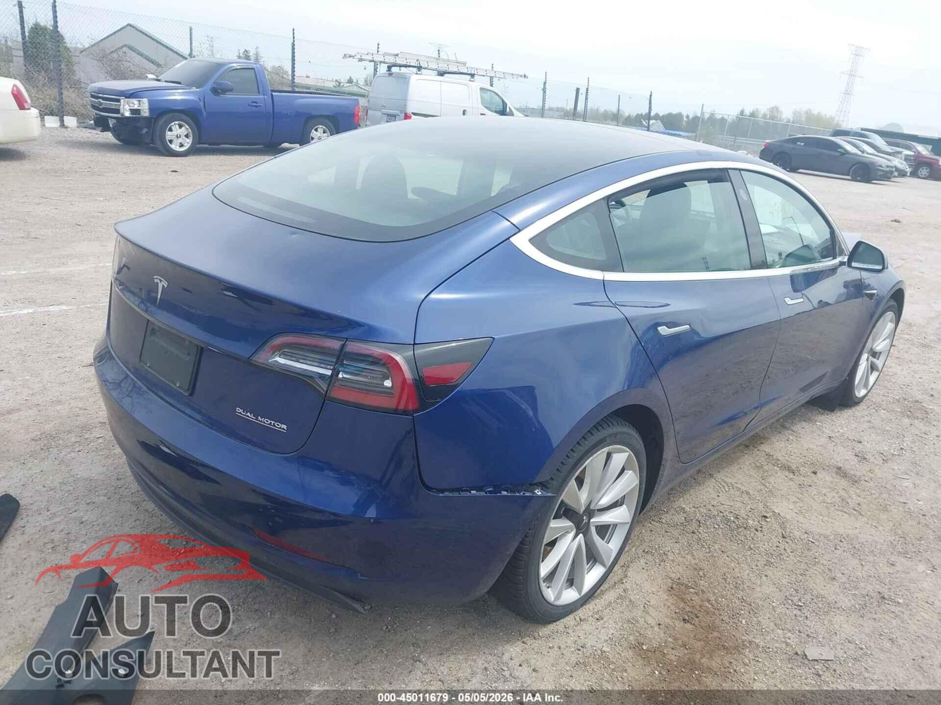 TESLA MODEL 3 2019 - 5YJ3E1EB6KF413396