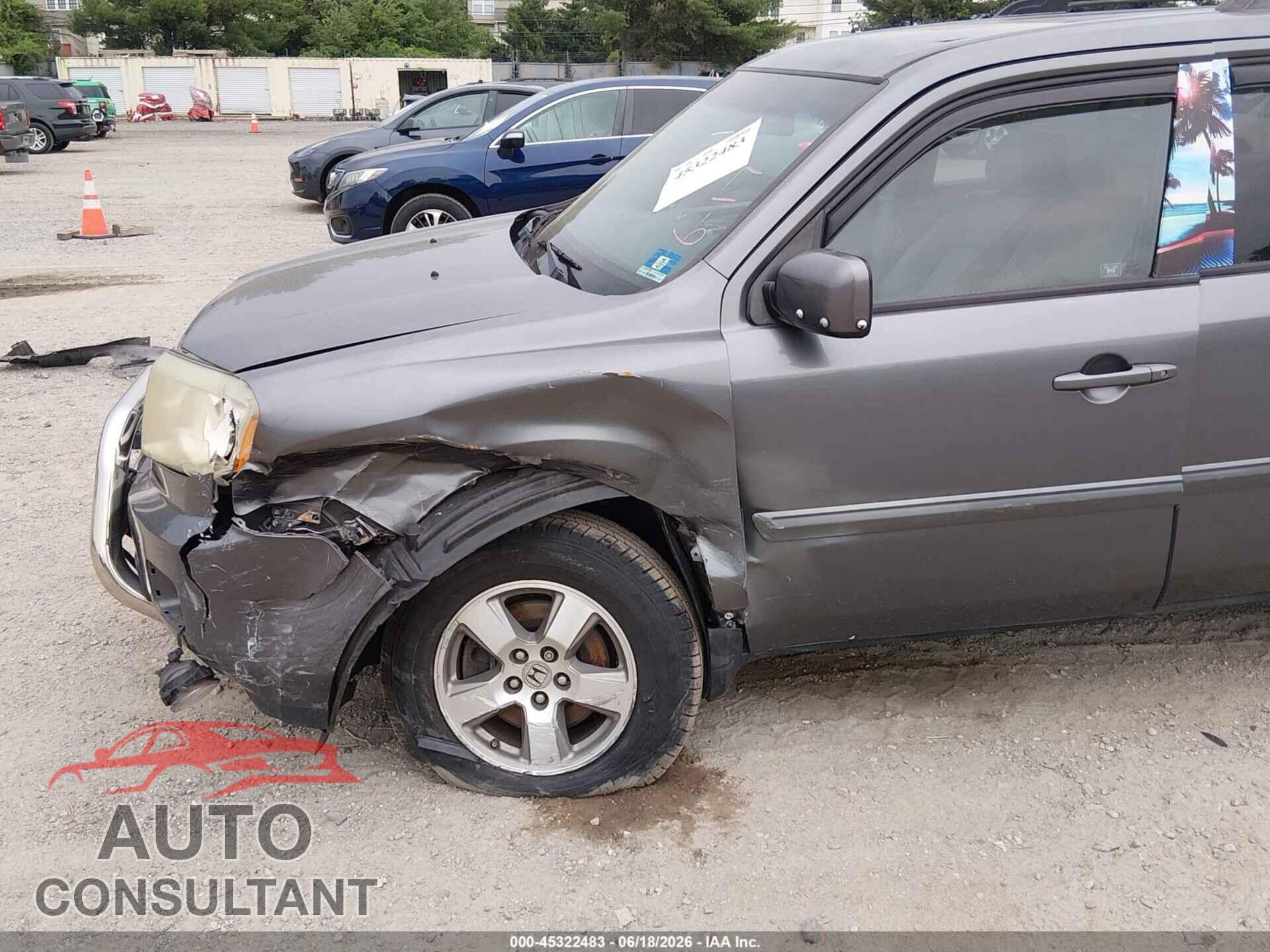 HONDA PILOT 2011 - 5FNYF4H61BB046247