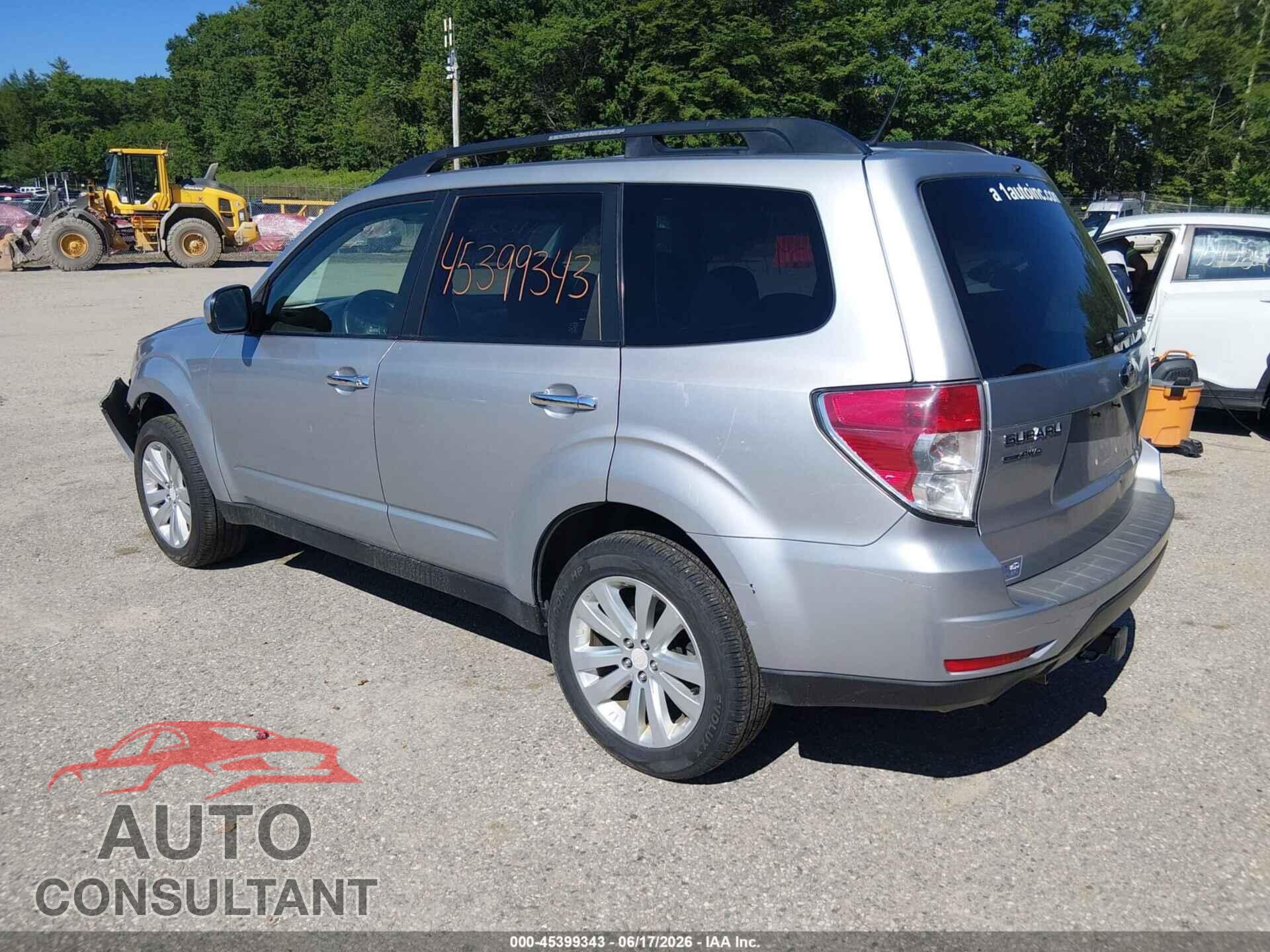 SUBARU FORESTER 2012 - JF2SHADC8CH450627