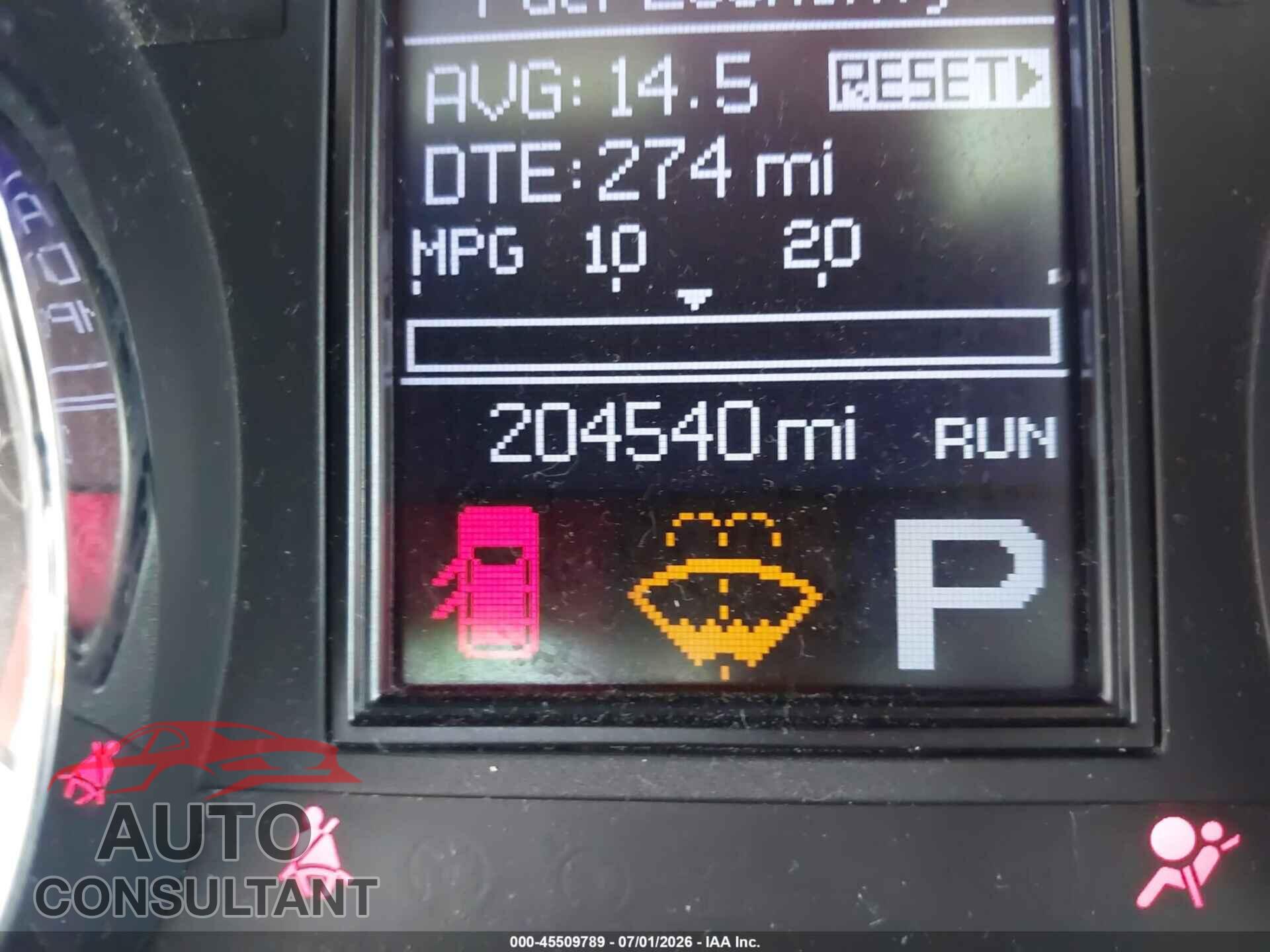 DODGE DURANGO 2011 - 1D4SE4GT6BC593580