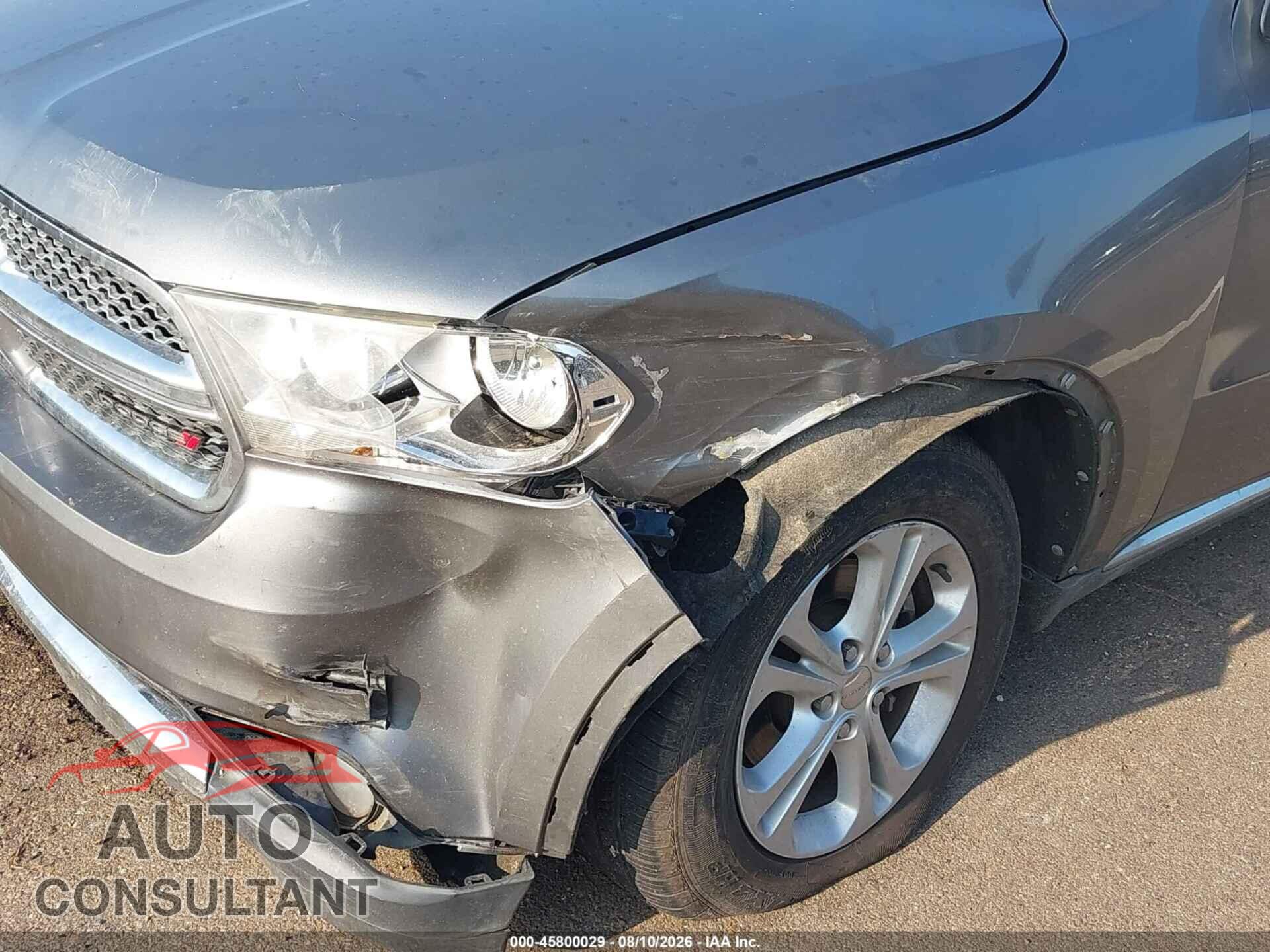 DODGE DURANGO 2012 - 1C4RDHAG8CC237263