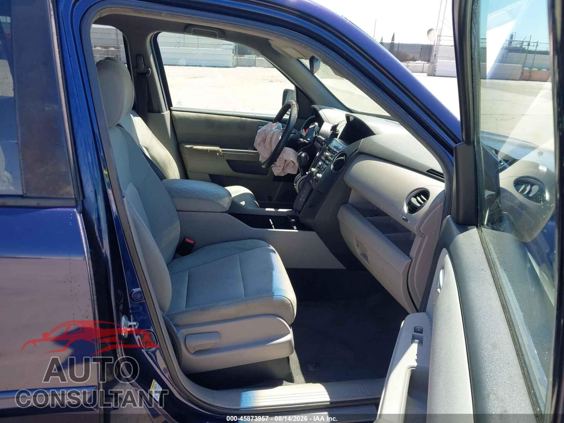 HONDA PILOT 2013 - 5FNYF3H20DB009944