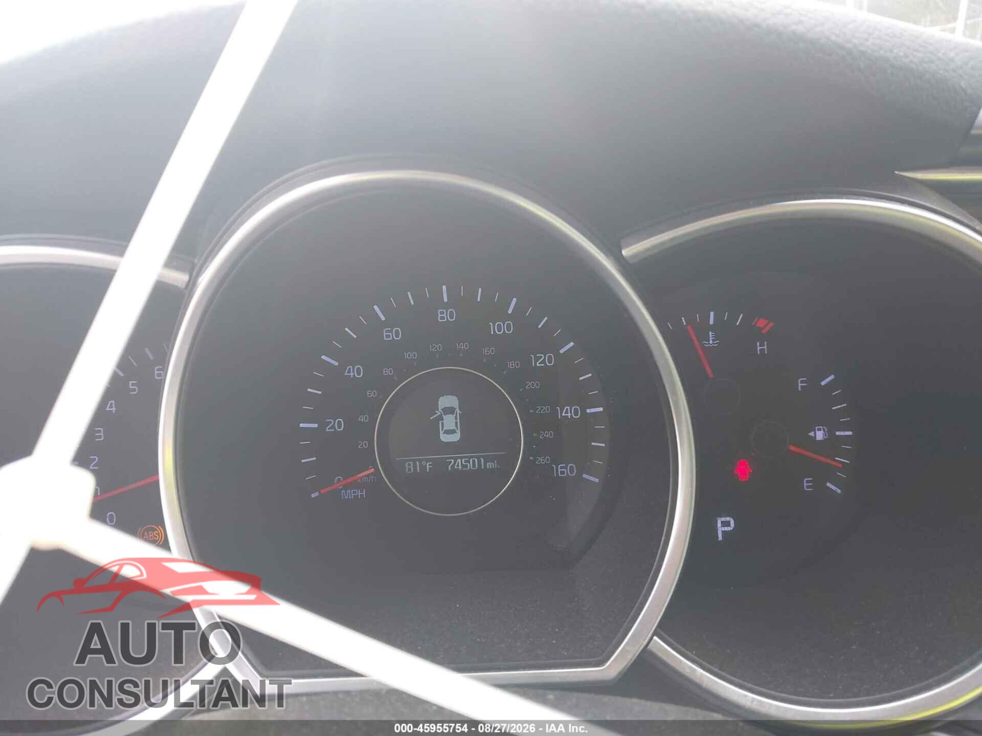 KIA OPTIMA 2014 - KNAGM4A72E5454148