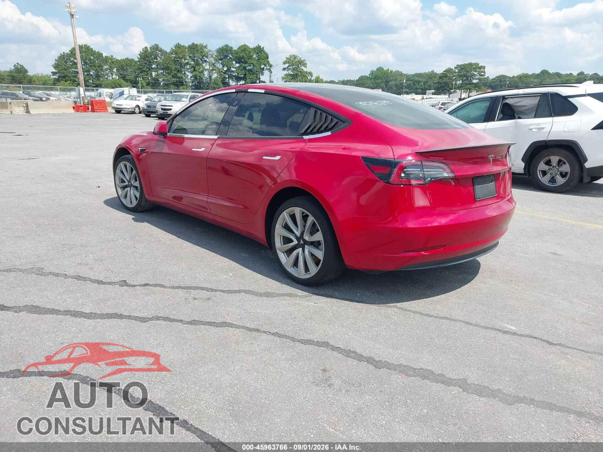 TESLA MODEL 3 2019 - 5YJ3E1EA0KF308599
