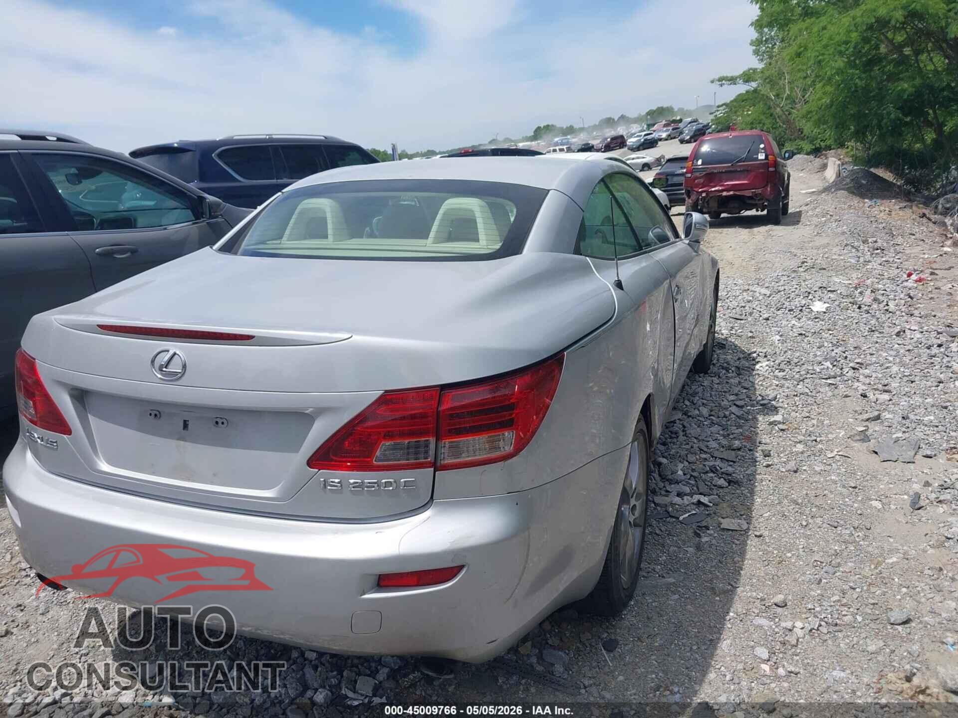LEXUS IS 250C 2010 - JTHFF2C29A2507243
