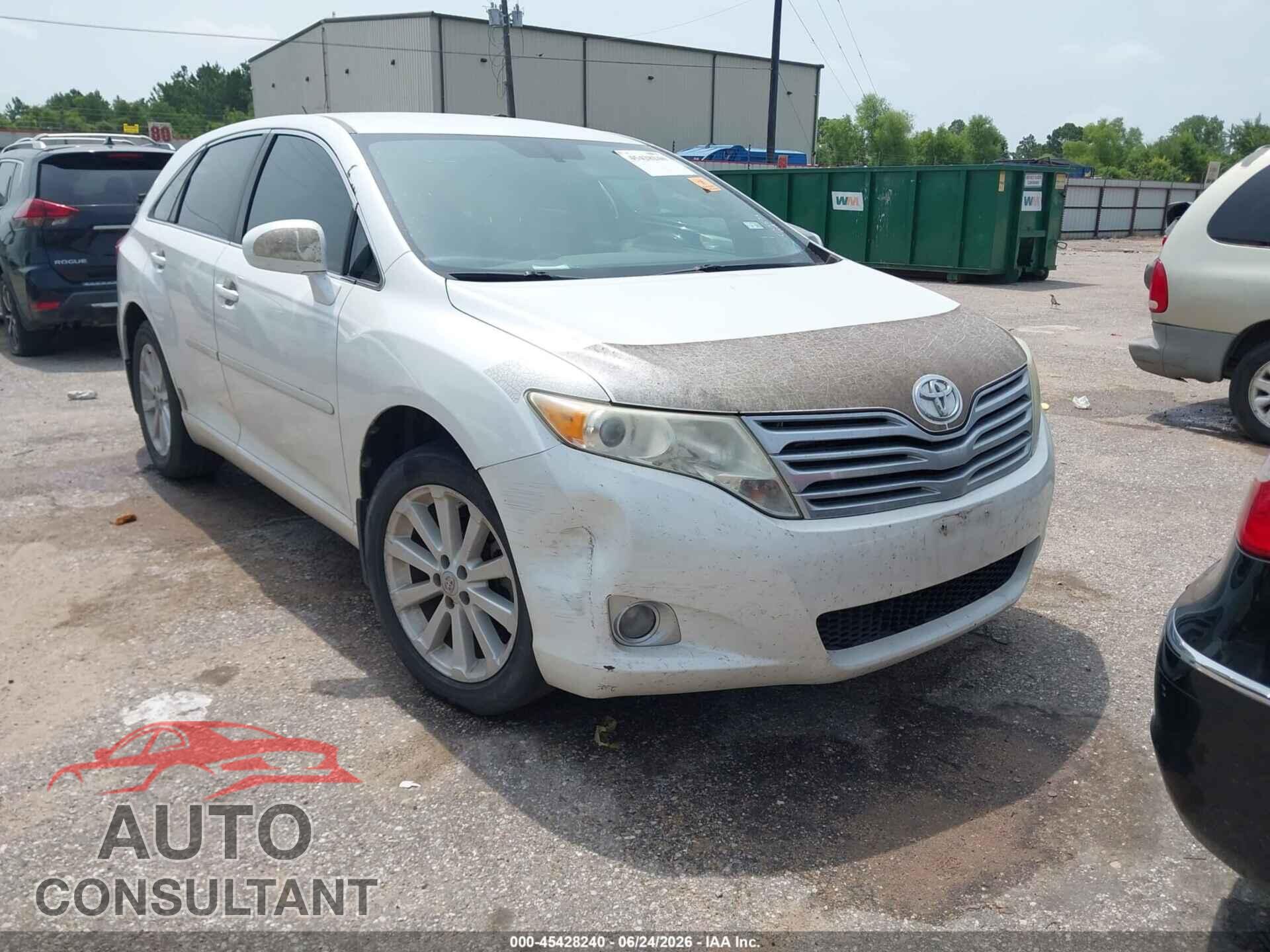 TOYOTA VENZA 2012 - 4T3ZA3BB6CU055573