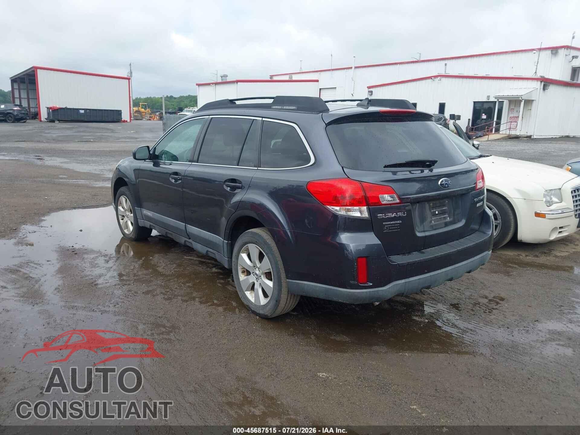 SUBARU OUTBACK 2011 - 4S4BRBLC5B3444035