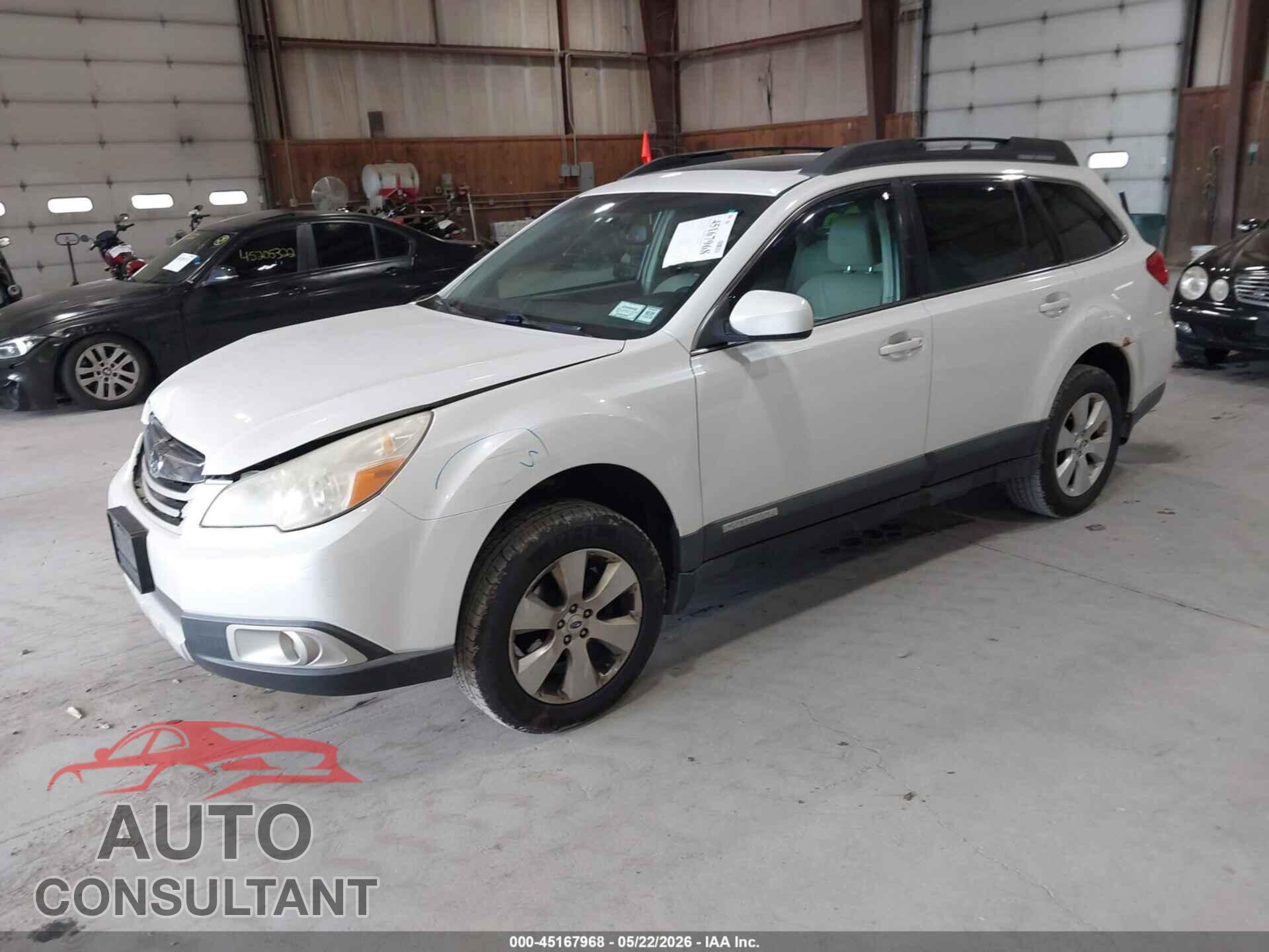 SUBARU OUTBACK 2012 - 4S4BRBKC3C3201598
