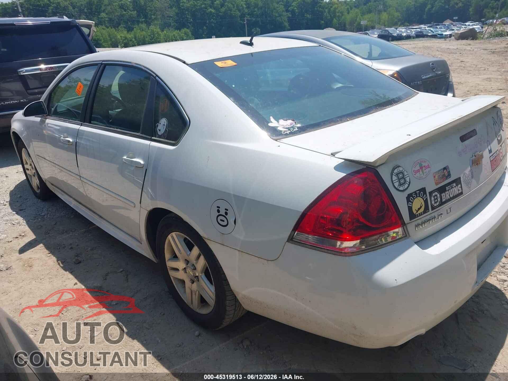 CHEVROLET IMPALA 2012 - 2G1WG5E37C1274674
