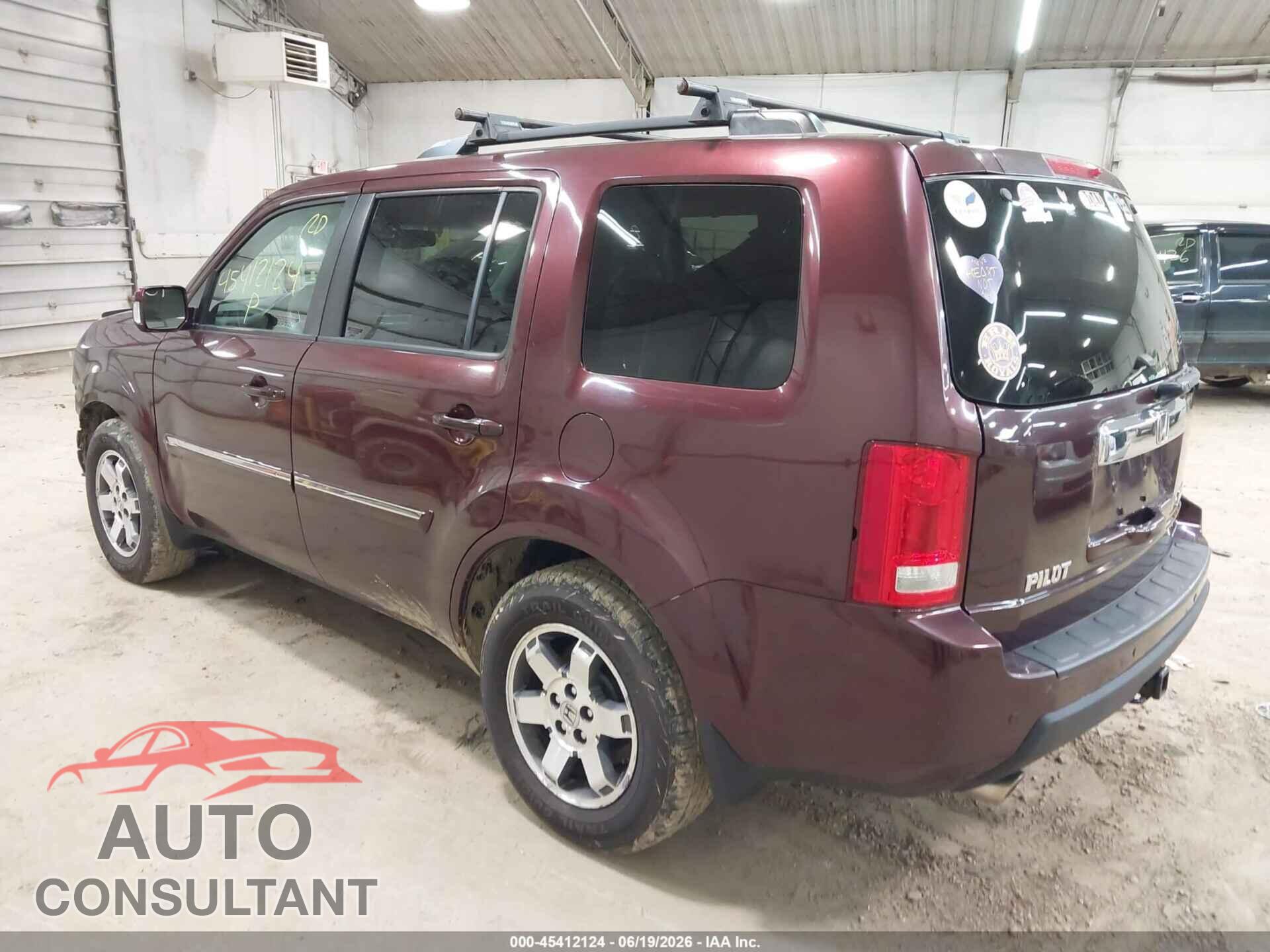 HONDA PILOT 2011 - 5FNYF4H95BB050621