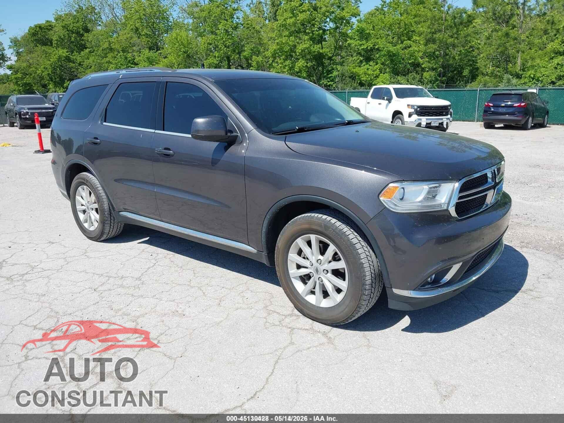 DODGE DURANGO 2019 - 1C4RDJAG7KC744435