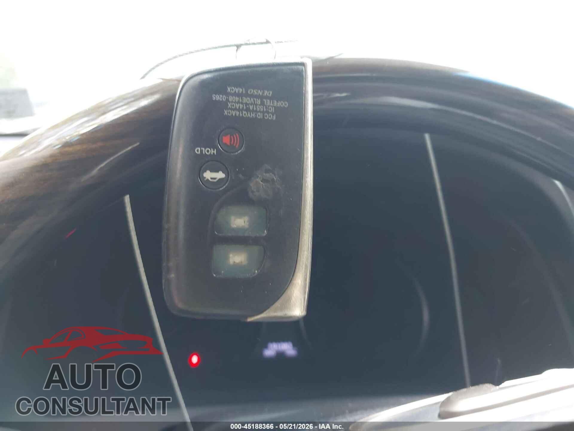 LEXUS LS 460 2014 - JTHBL5EF9E5126778
