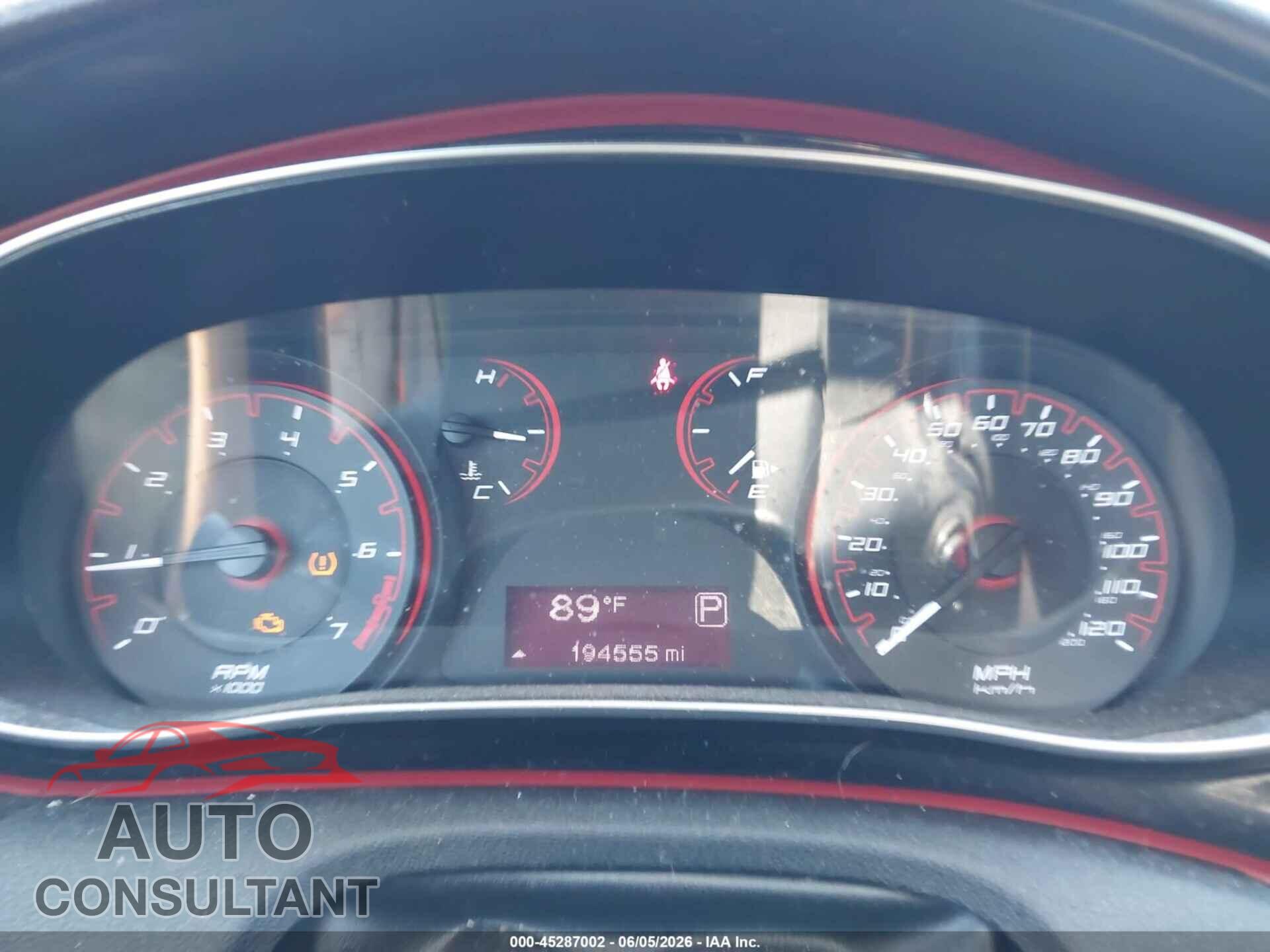 DODGE DART 2016 - 1C3CDFFA8GD791275