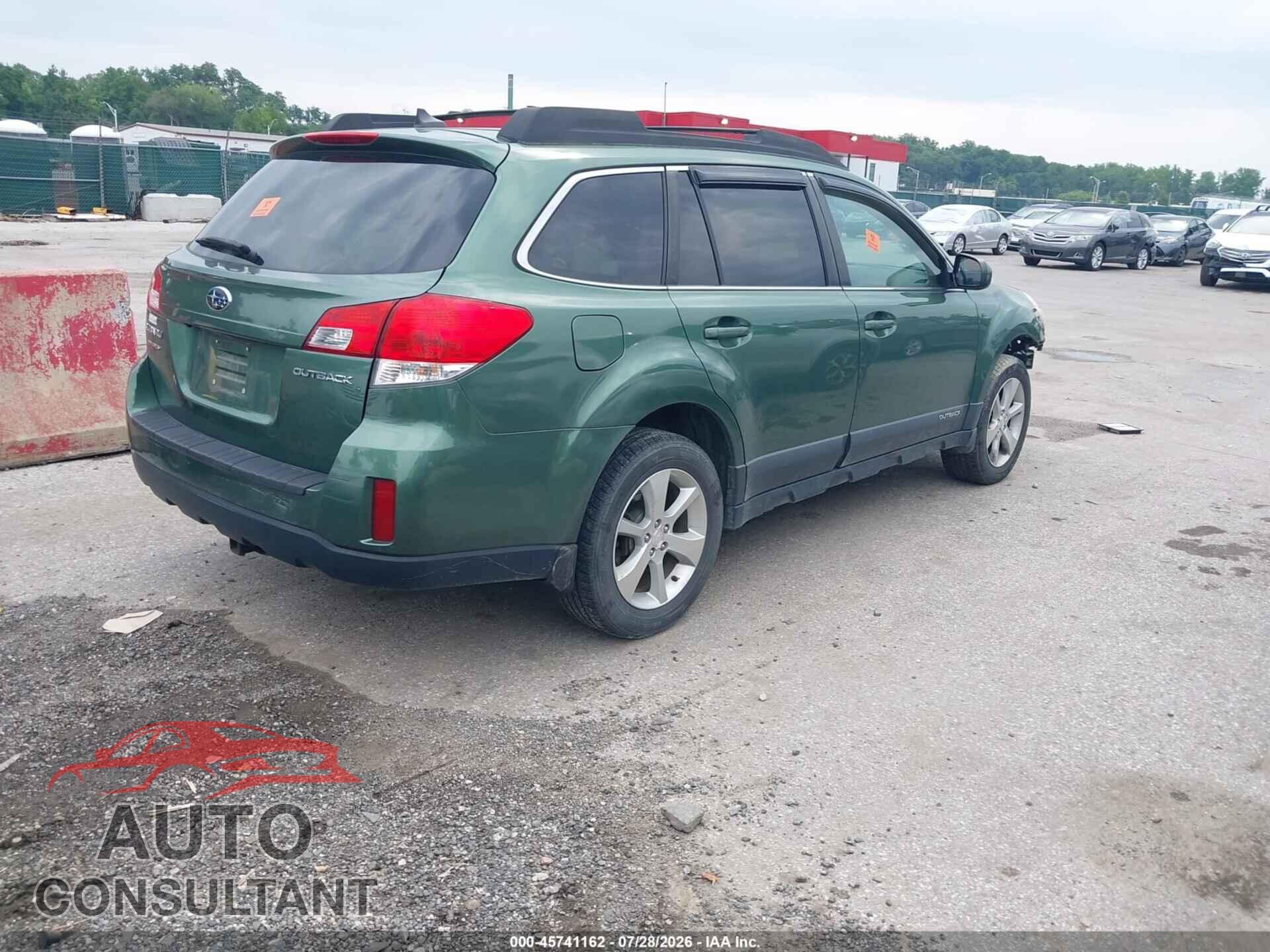 SUBARU OUTBACK 2014 - 4S4BRCLC5E3214005