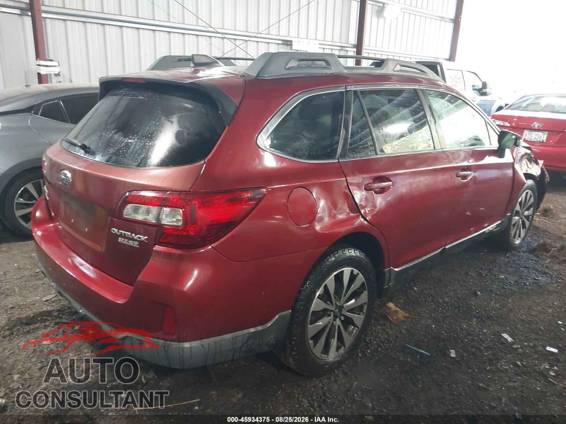 SUBARU OUTBACK 2017 - 4S4BSANC1H3407522