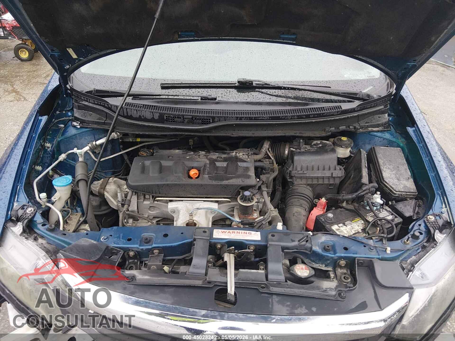 HONDA CIVIC 2012 - 19XFB2F55CE340114