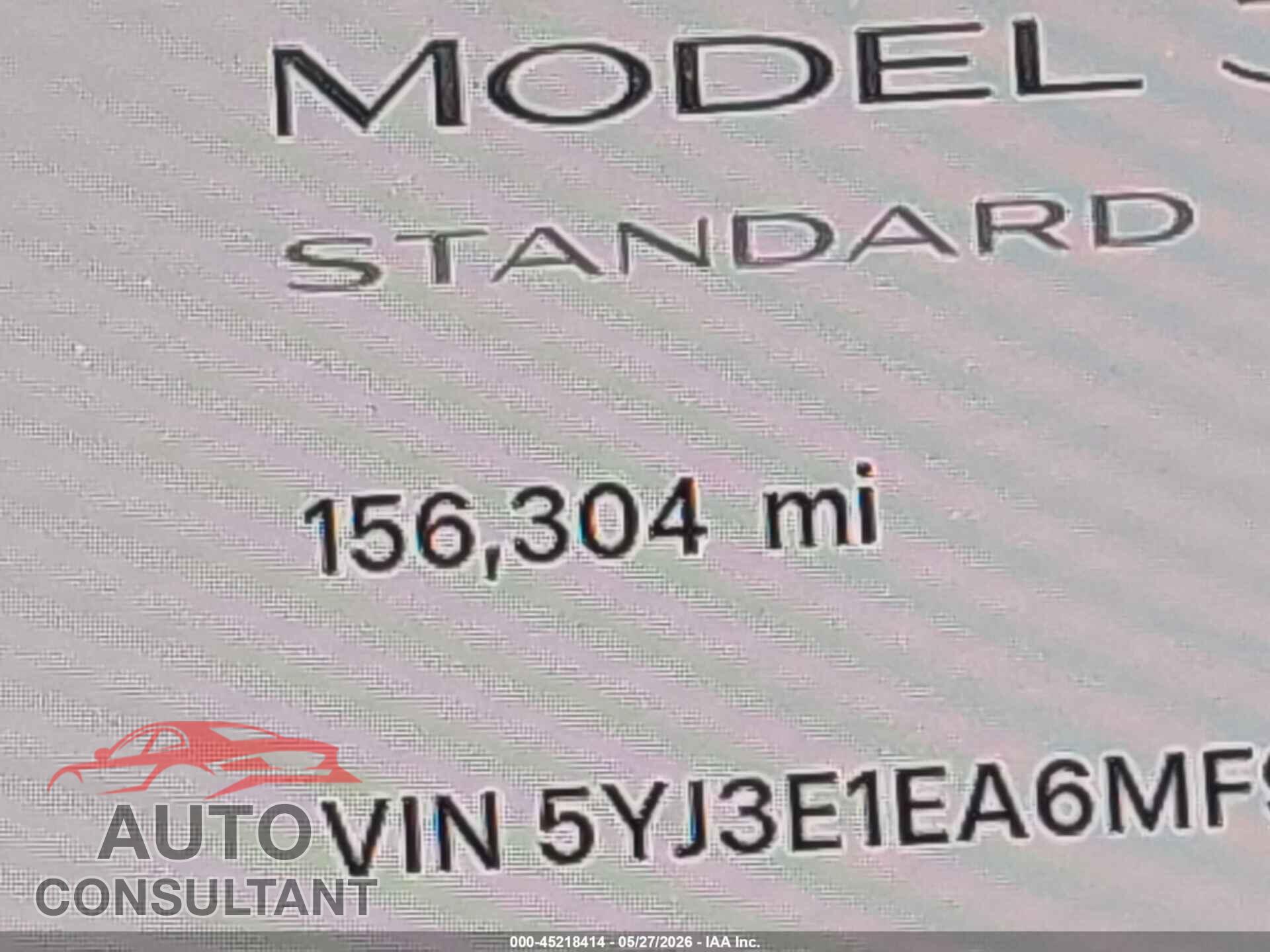 TESLA MODEL 3 2021 - 5YJ3E1EA6MF940056