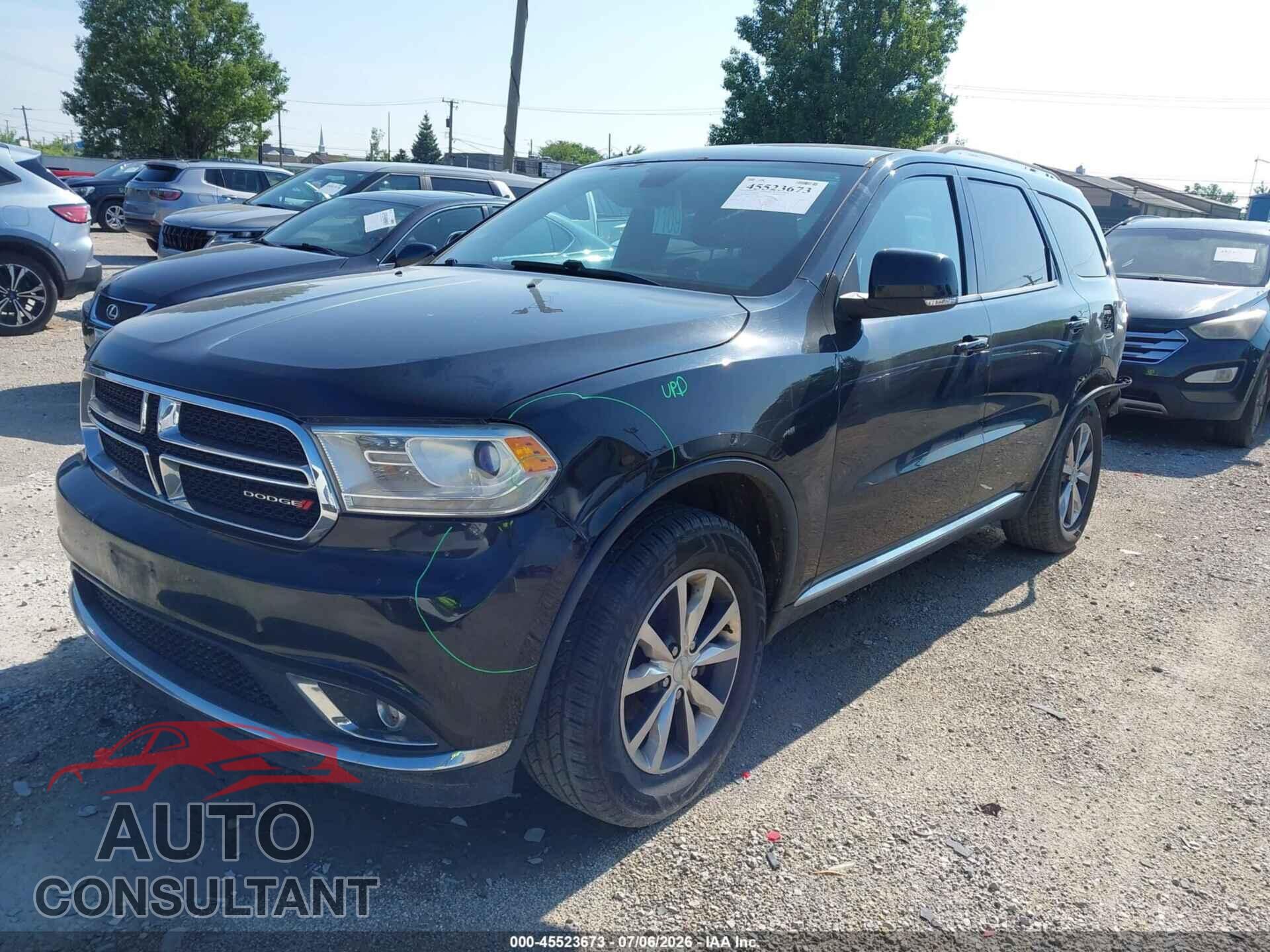 DODGE DURANGO 2016 - 1C4RDJDG2GC419694