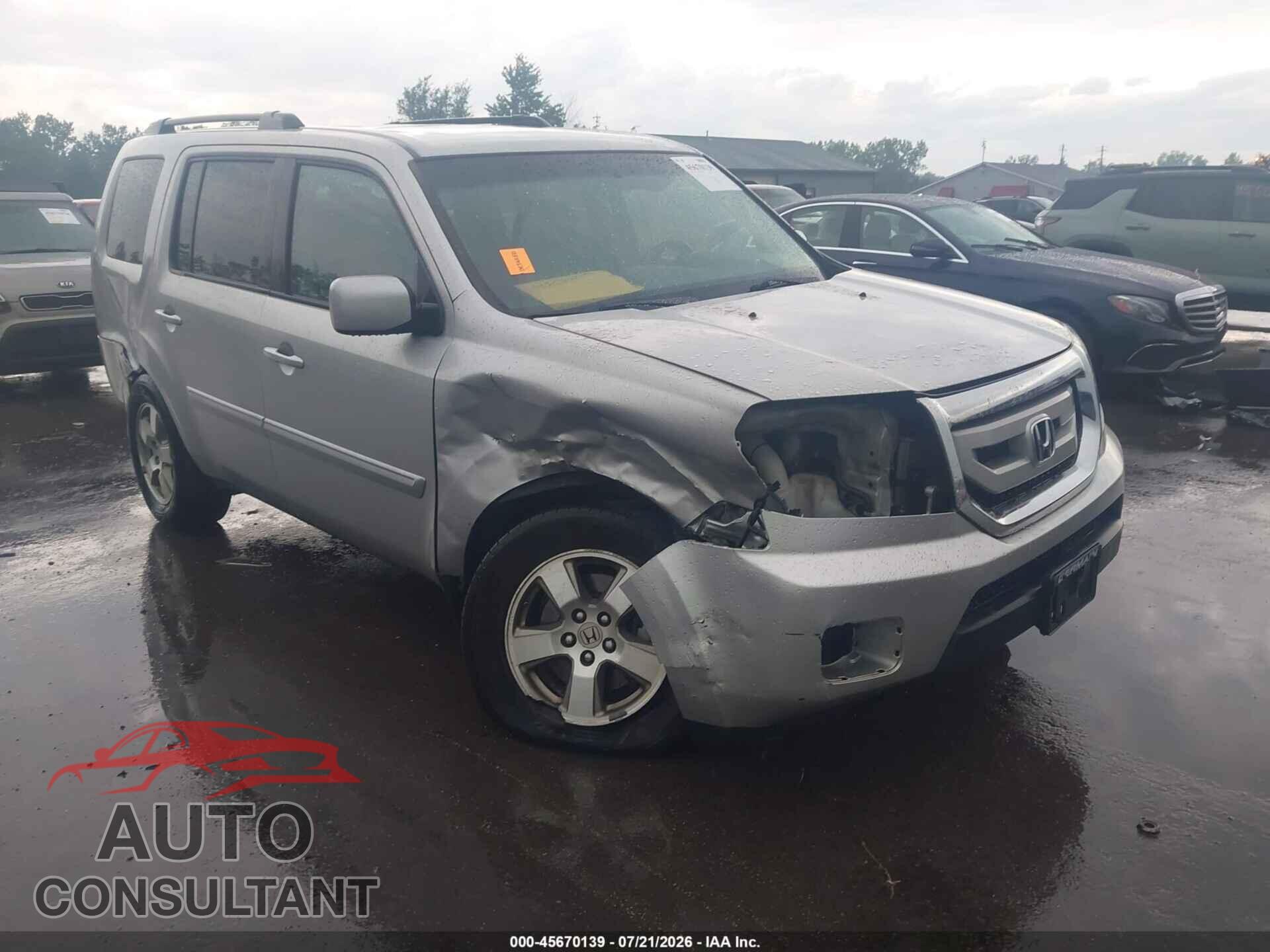 HONDA PILOT 2011 - 5FNYF4H66BB072052