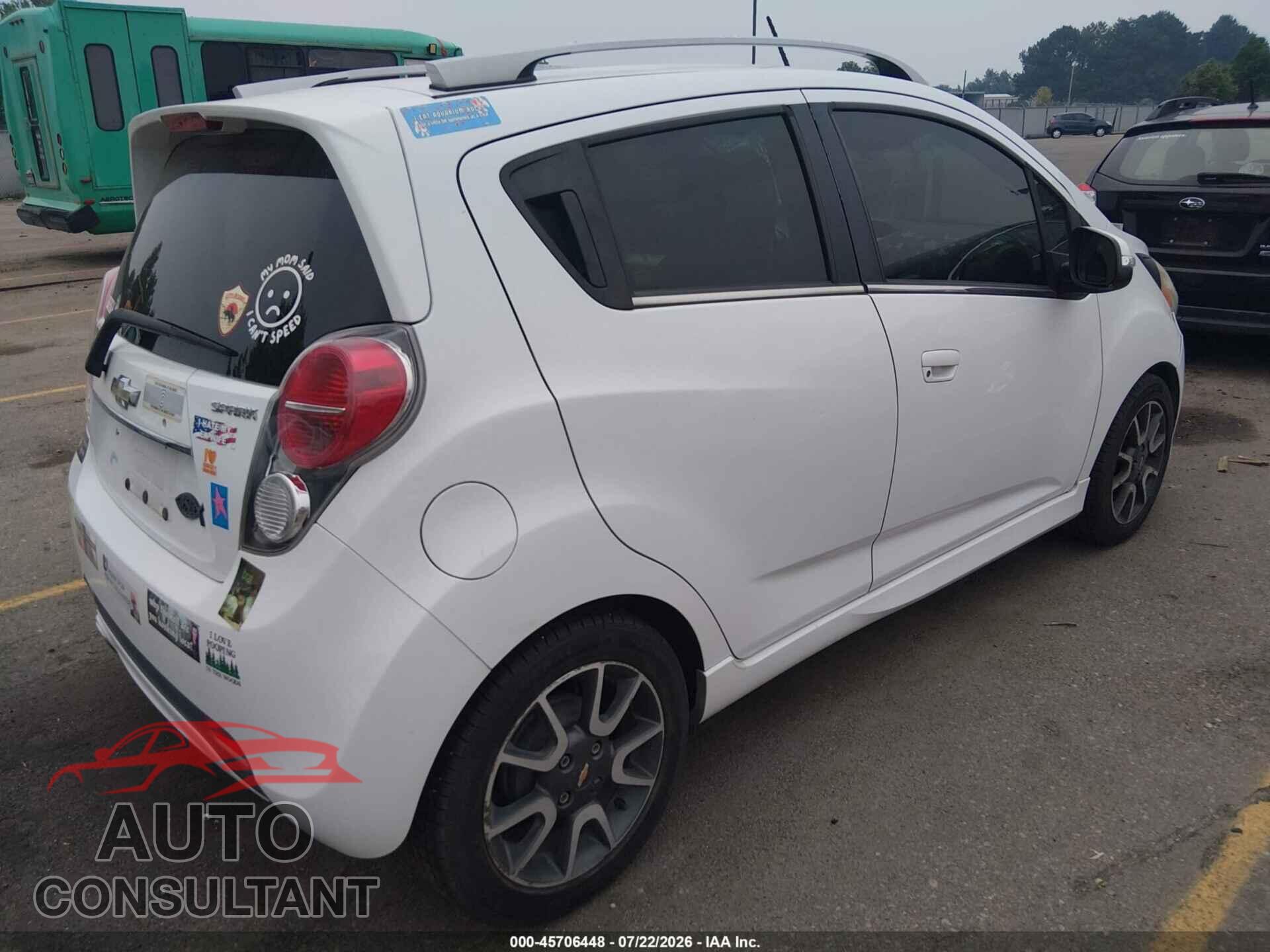 CHEVROLET SPARK 2014 - KL8CF6S9XEC413598