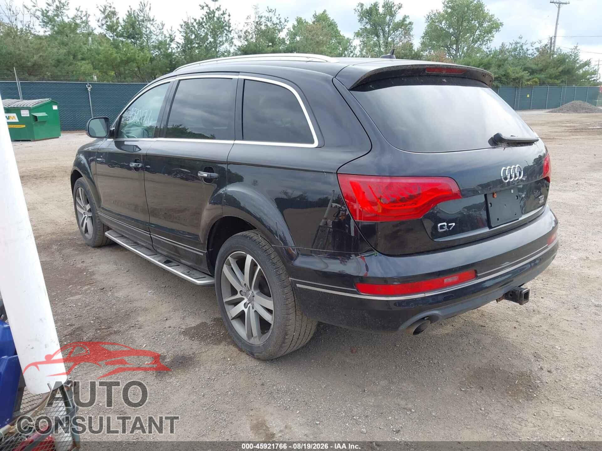 AUDI Q7 2011 - WA1VMBFEXBD006659