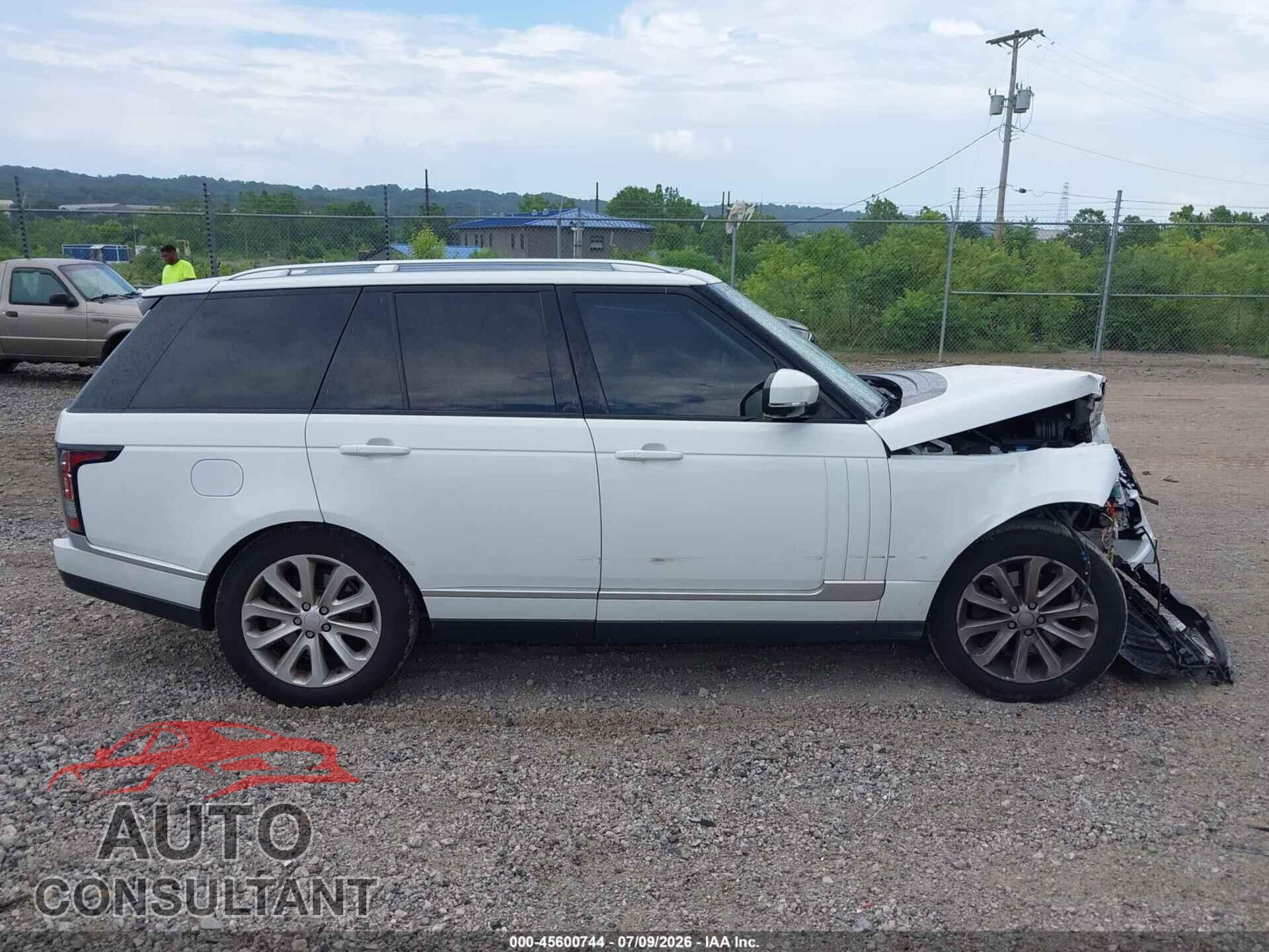 LAND ROVER RANGE ROVER 2015 - SALGS2VF8FA205997