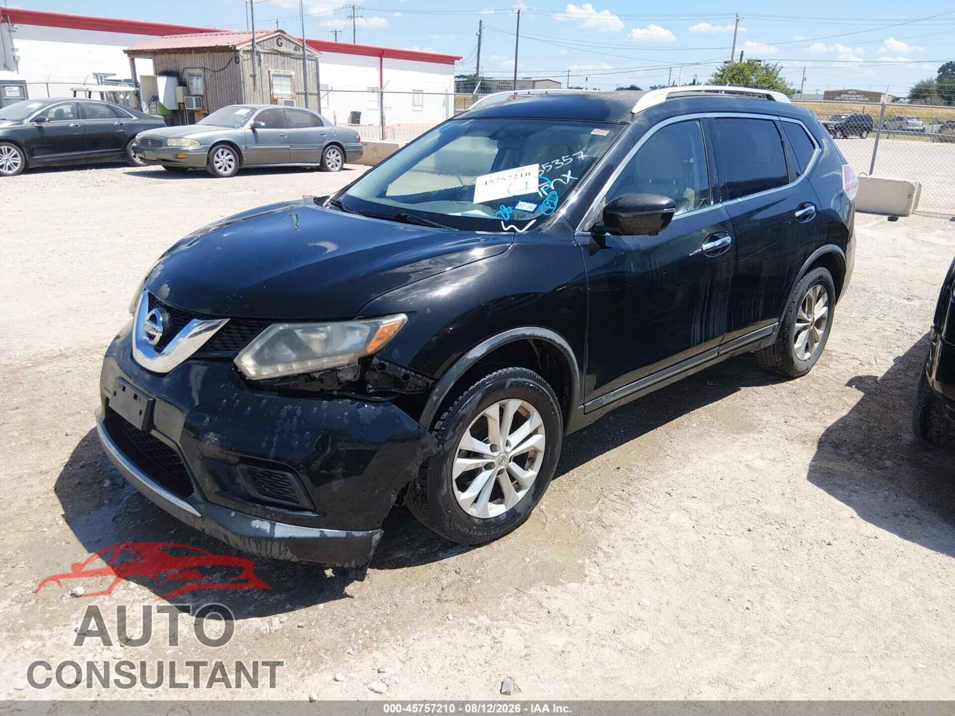 NISSAN ROGUE 2016 - KNMAT2MV5GP635357