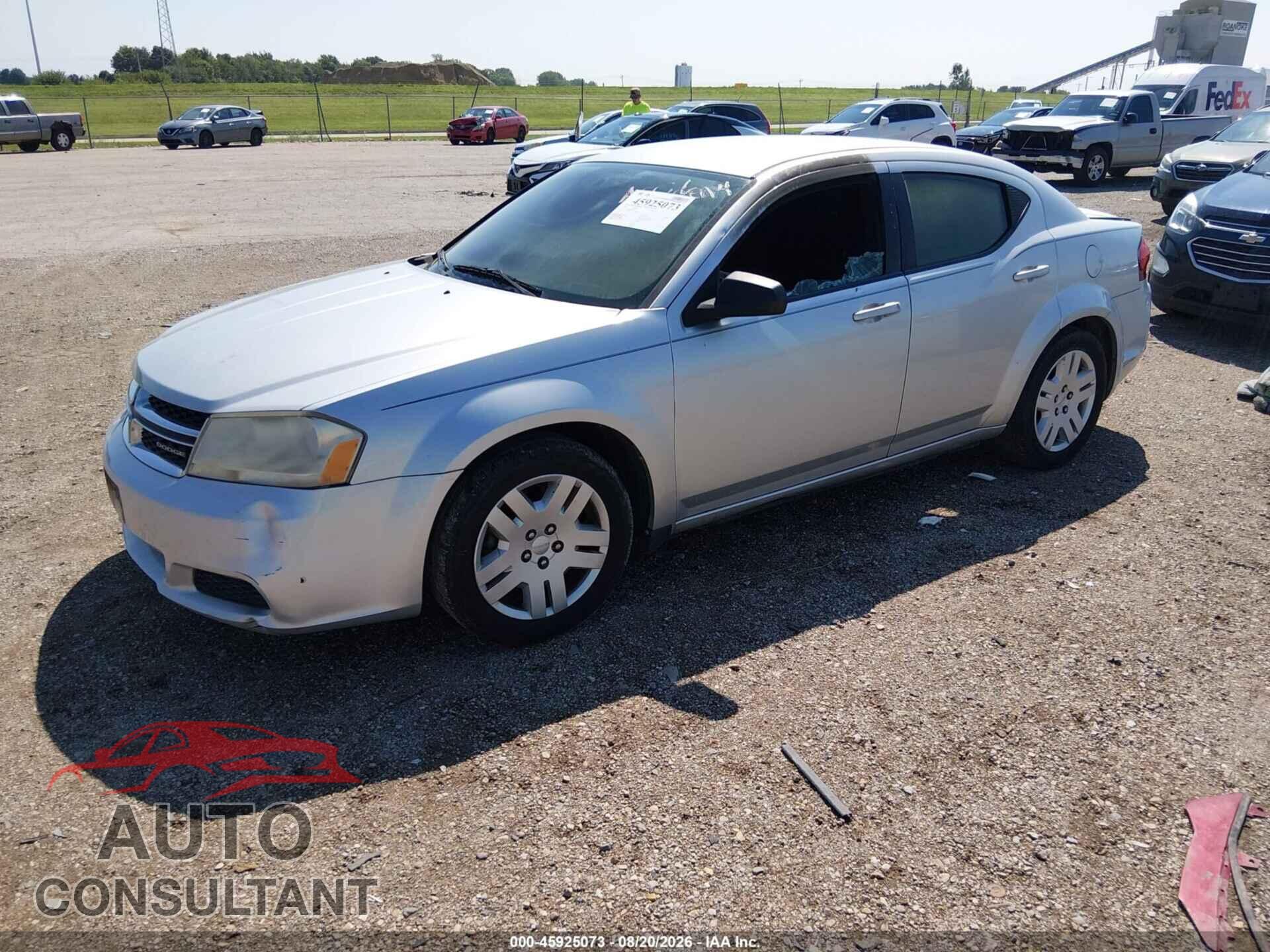 DODGE AVENGER 2011 - 1B3BD4FB4BN578378