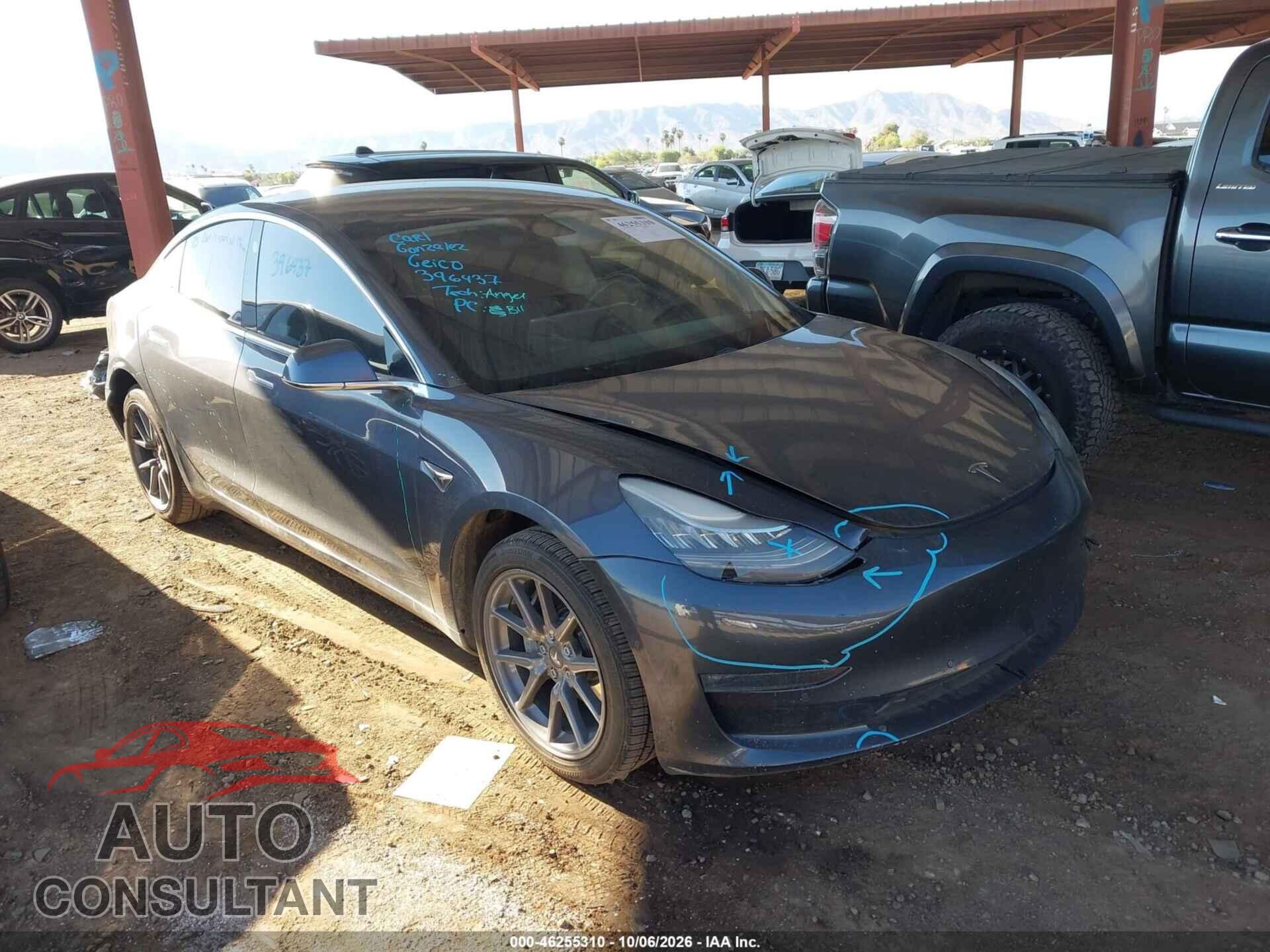 TESLA MODEL 3 2019 - 5YJ3E1EA7KF396437