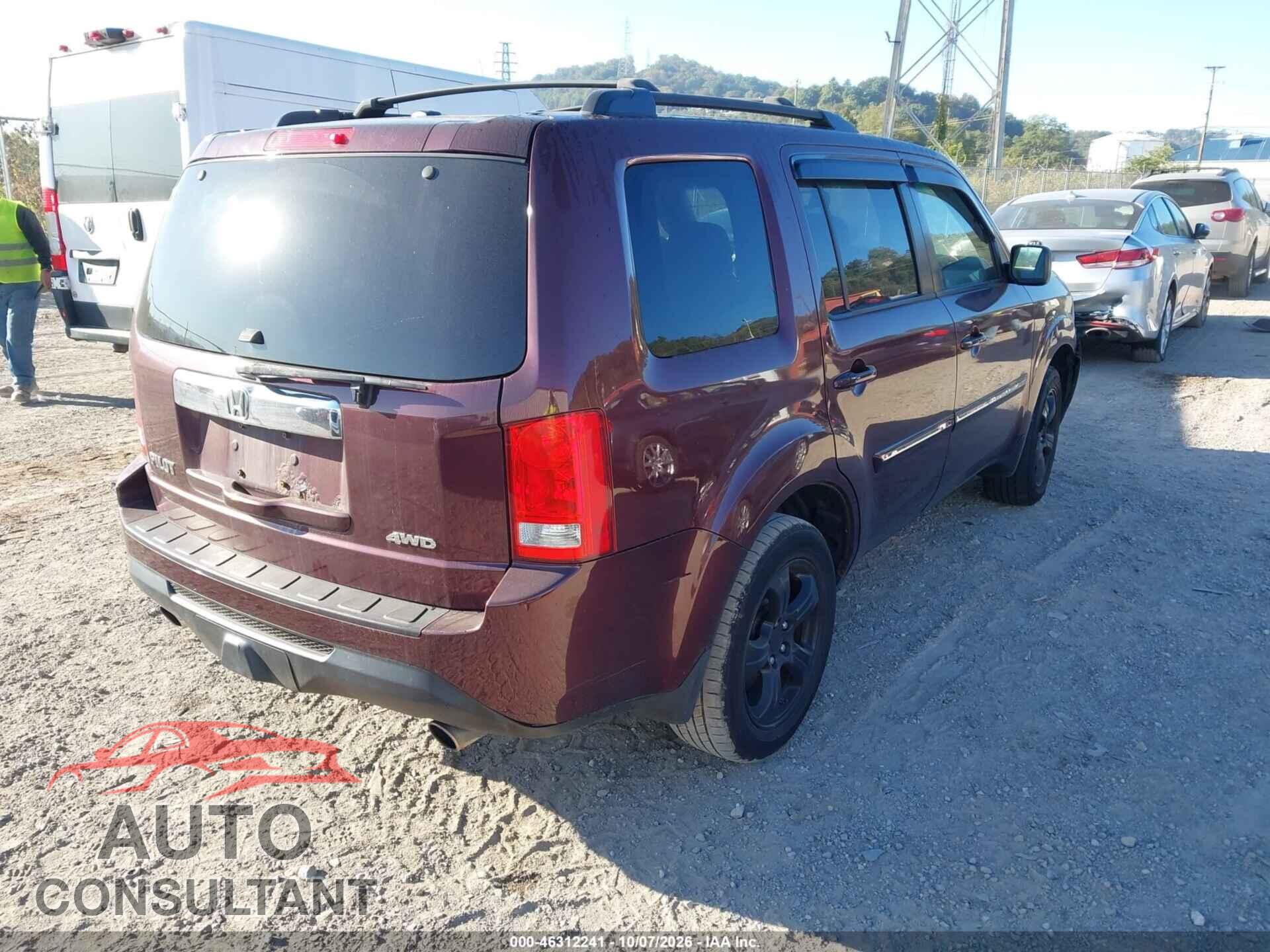 HONDA PILOT 2012 - 5FNYF4H56CB034880