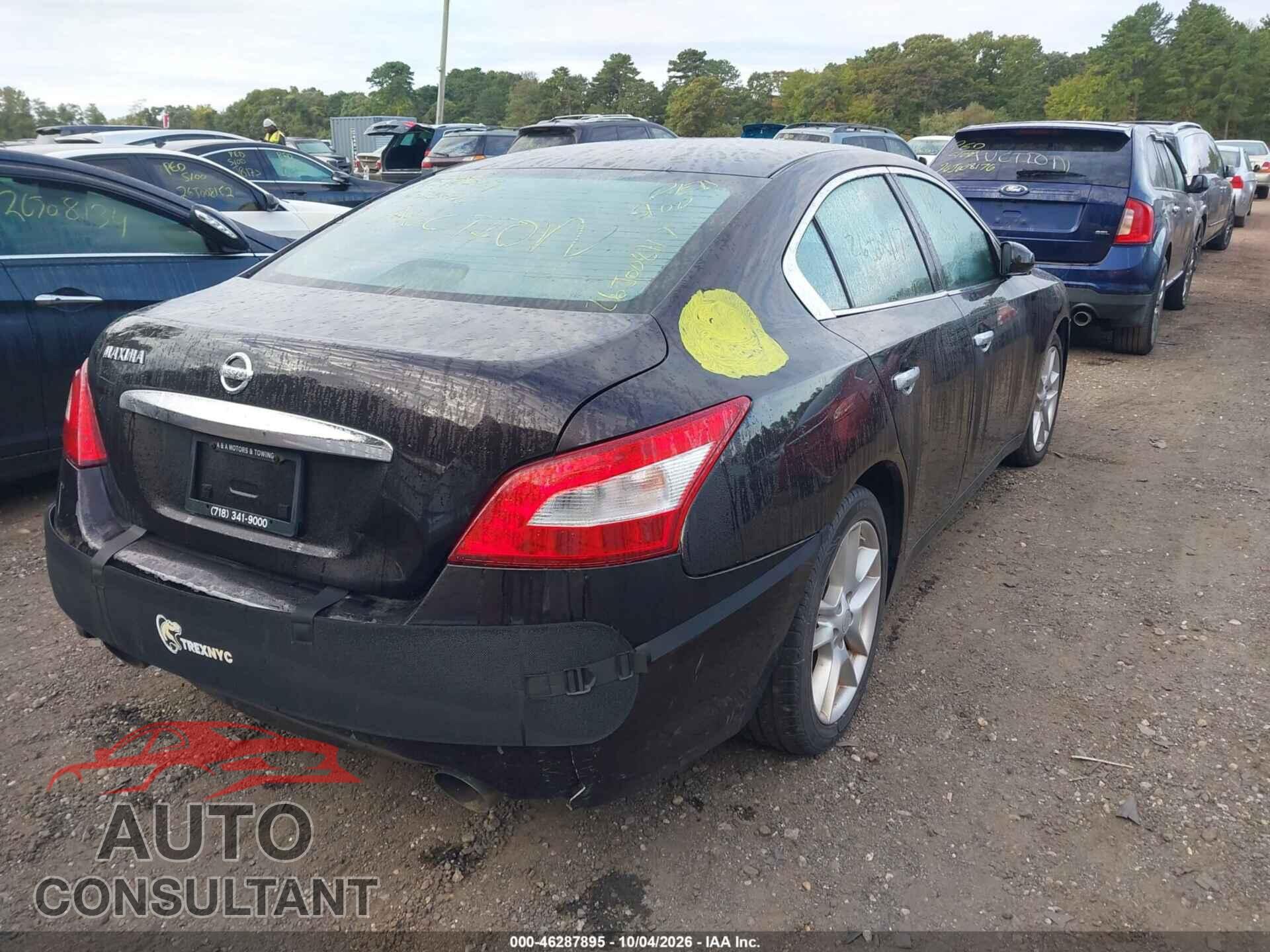 NISSAN MAXIMA 2010 - 1N4AA5AP7AC860963