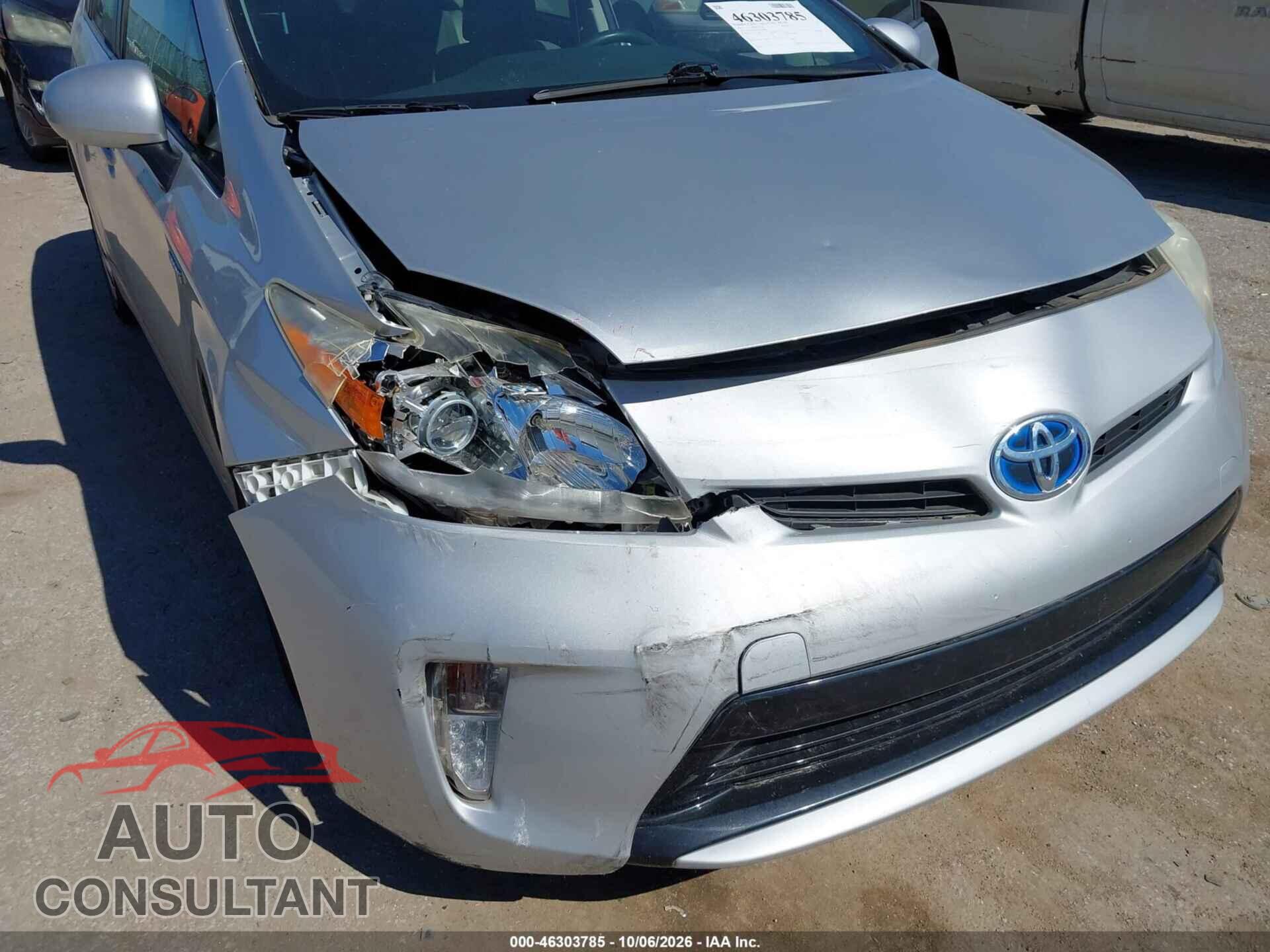 TOYOTA PRIUS 2012 - JTDKN3DU3C5520063