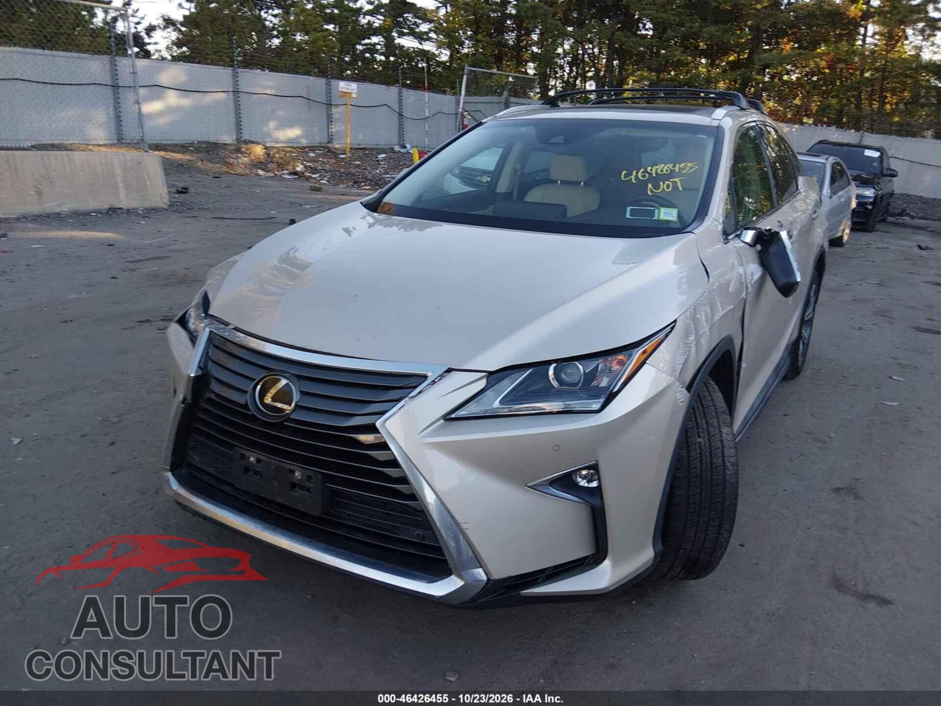LEXUS RX 350 2017 - 2T2BZMCA2HC068582