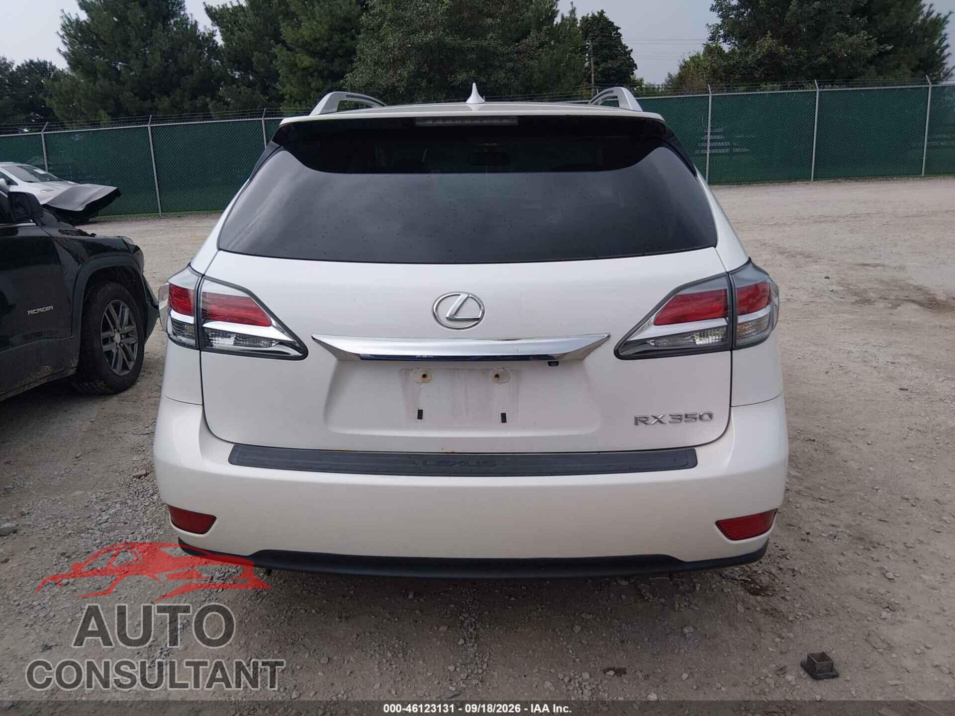 LEXUS RX 350 2015 - 2T2BK1BA3FC290940