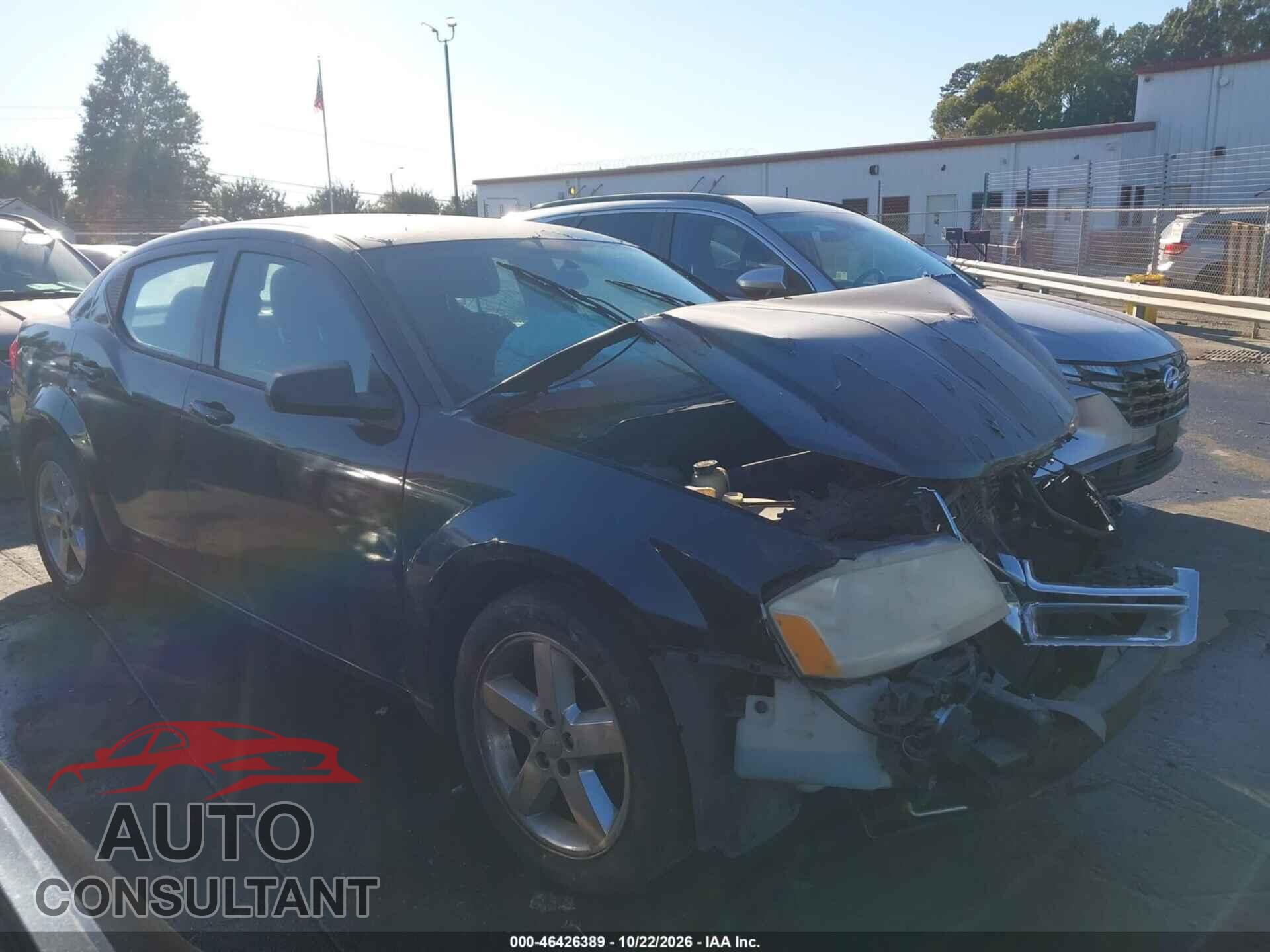 DODGE AVENGER 2012 - 1C3CDZAB6CN227498