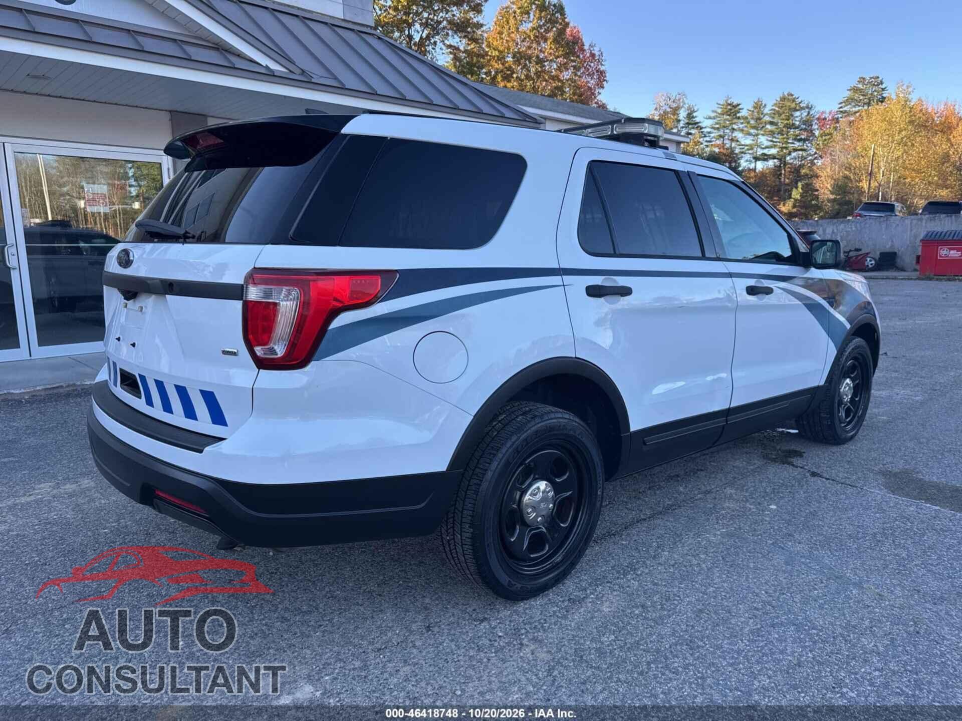 FORD POLICE INTERCEPTOR UTILITY 2018 - 1FM5K8AR2JGB69176