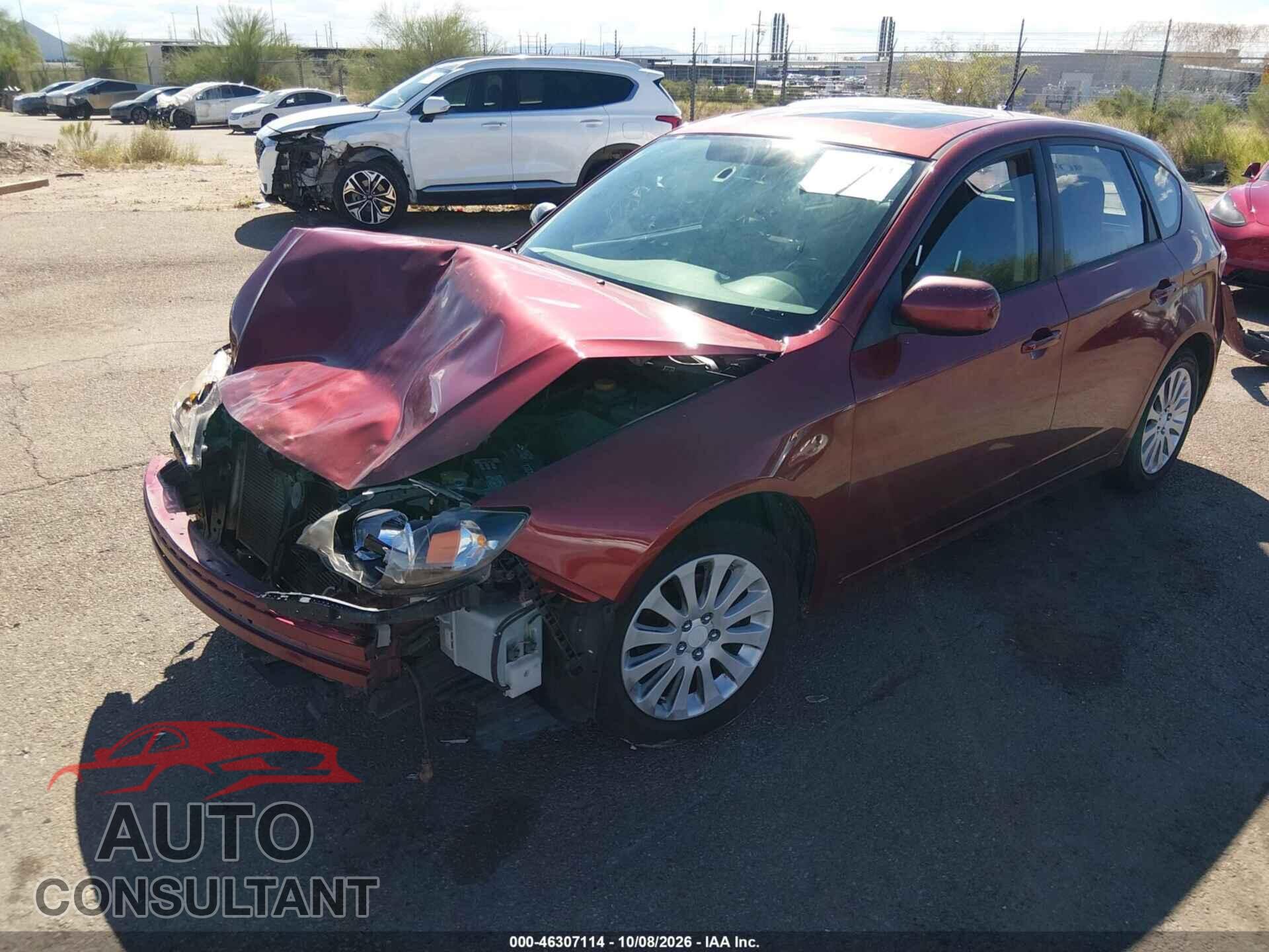 SUBARU IMPREZA 2011 - JF1GH6B66BH800727