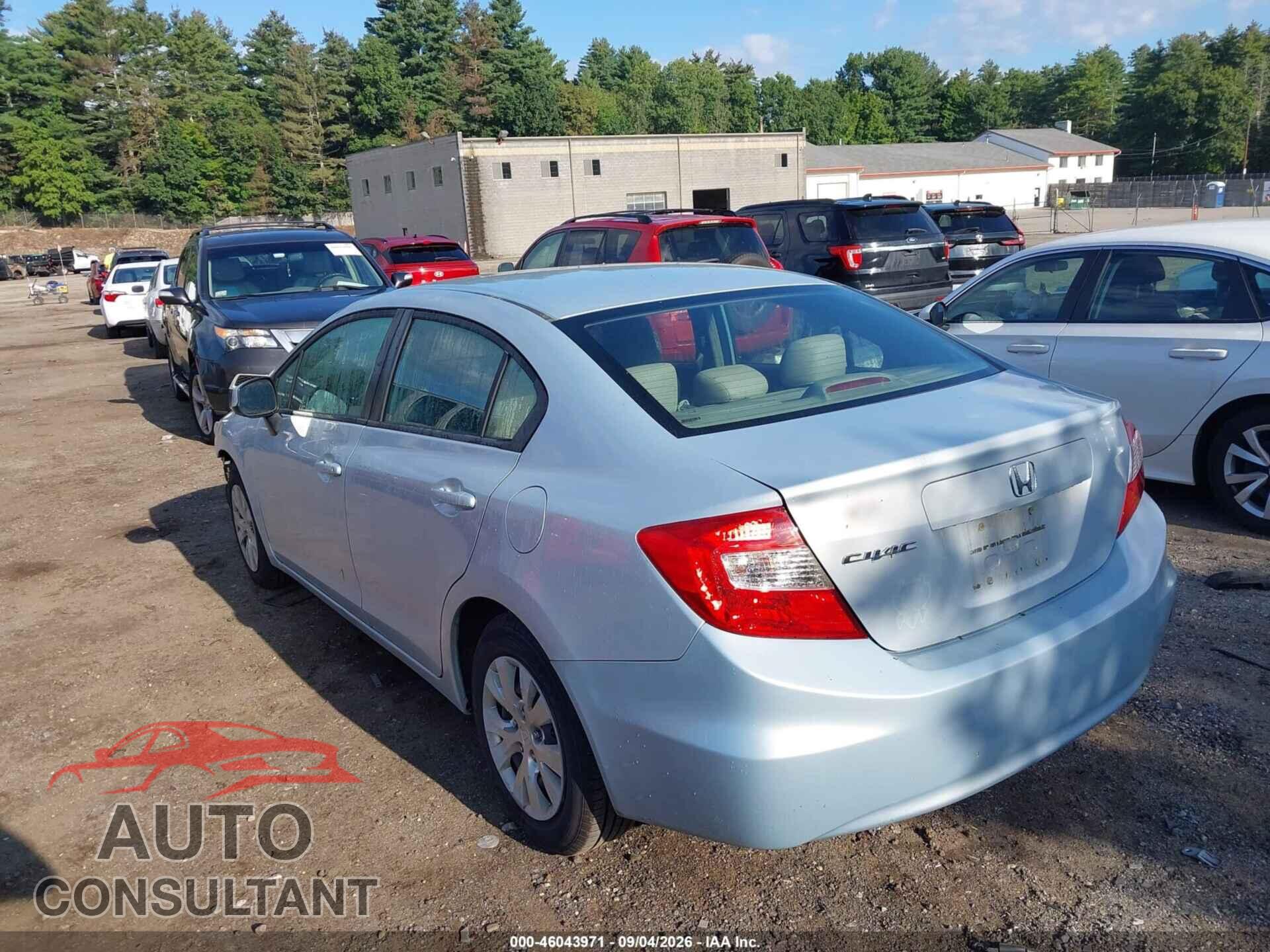 HONDA CIVIC 2012 - 2HGFB2F53CH564021