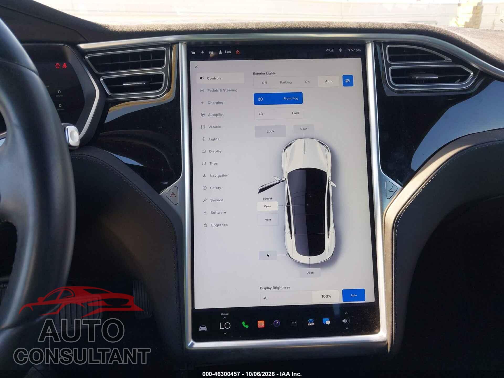 TESLA MODEL S 2015 - 5YJSA1E14FF112288