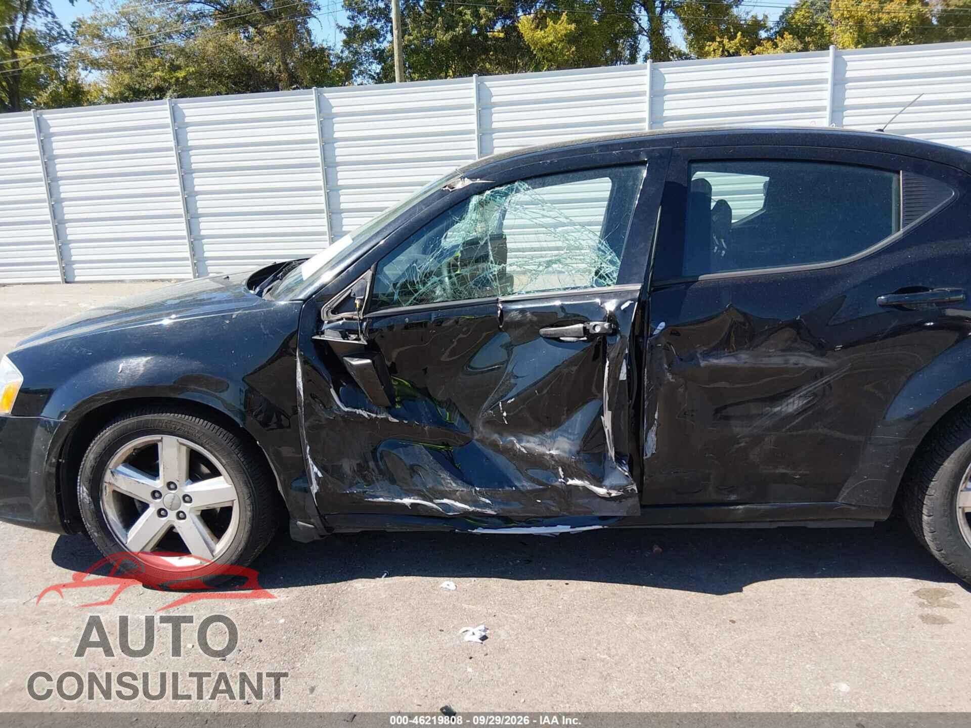 DODGE AVENGER 2013 - 1C3CDZAB0DN535008